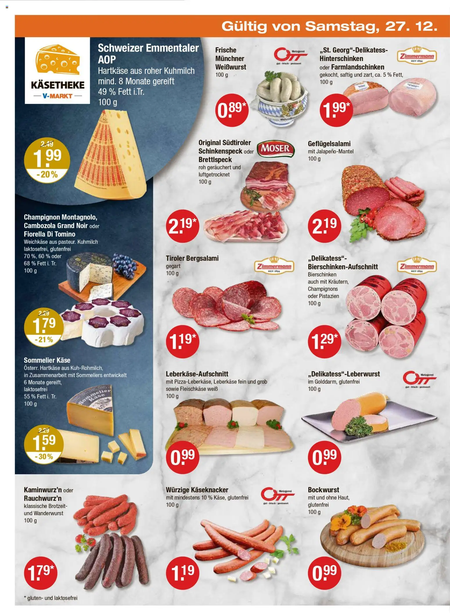 V-Markt - Hallertau / Oberpfalz – gültig ab 27.12.2025 | Seite: 2 | Produkte: Bockwurst, Weißwurst, Pistazien, Leberkase
