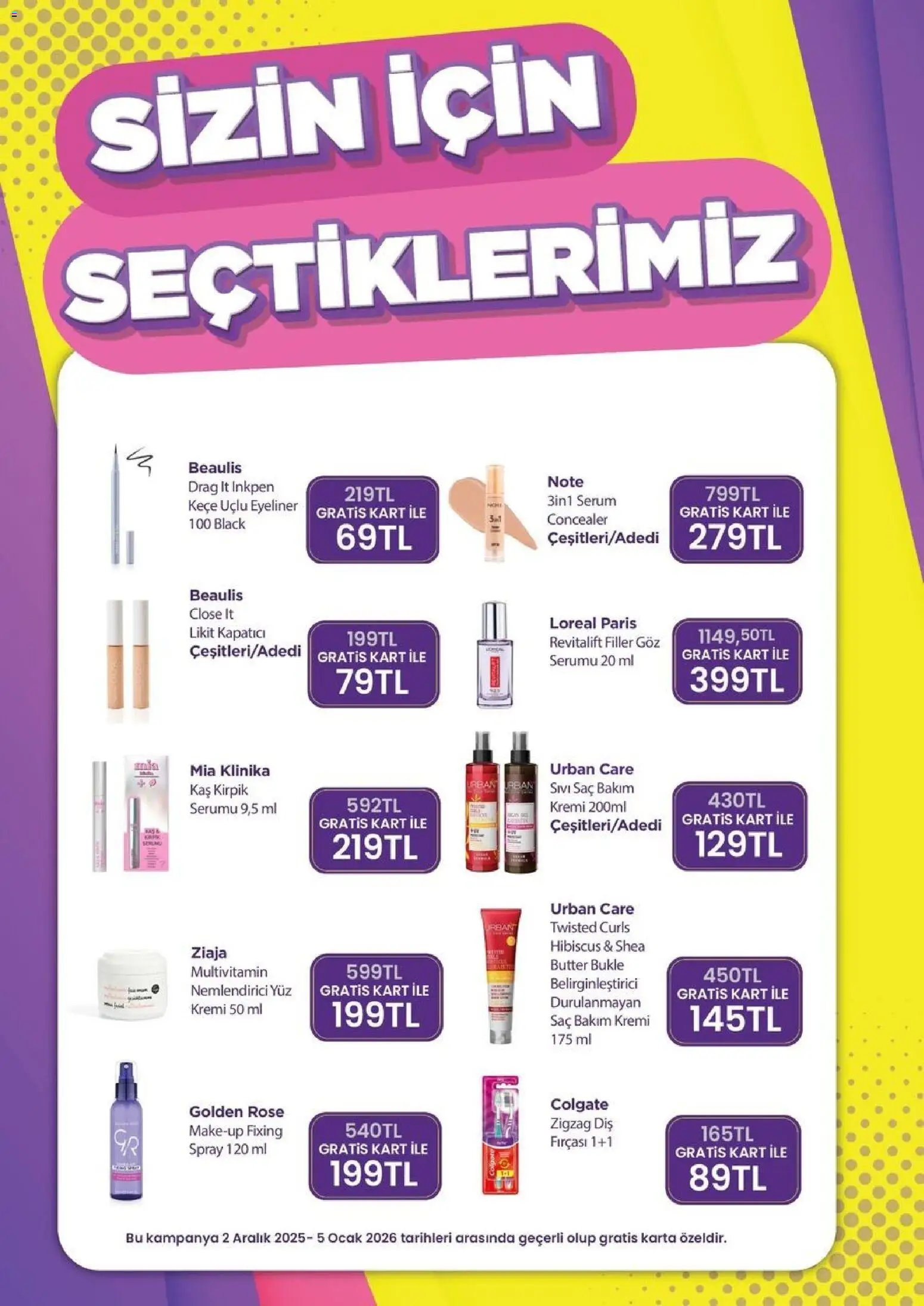 Gratis Katalog - 01.12.2025 tarihinden itibaren geçerlidir | Sayfa: 10