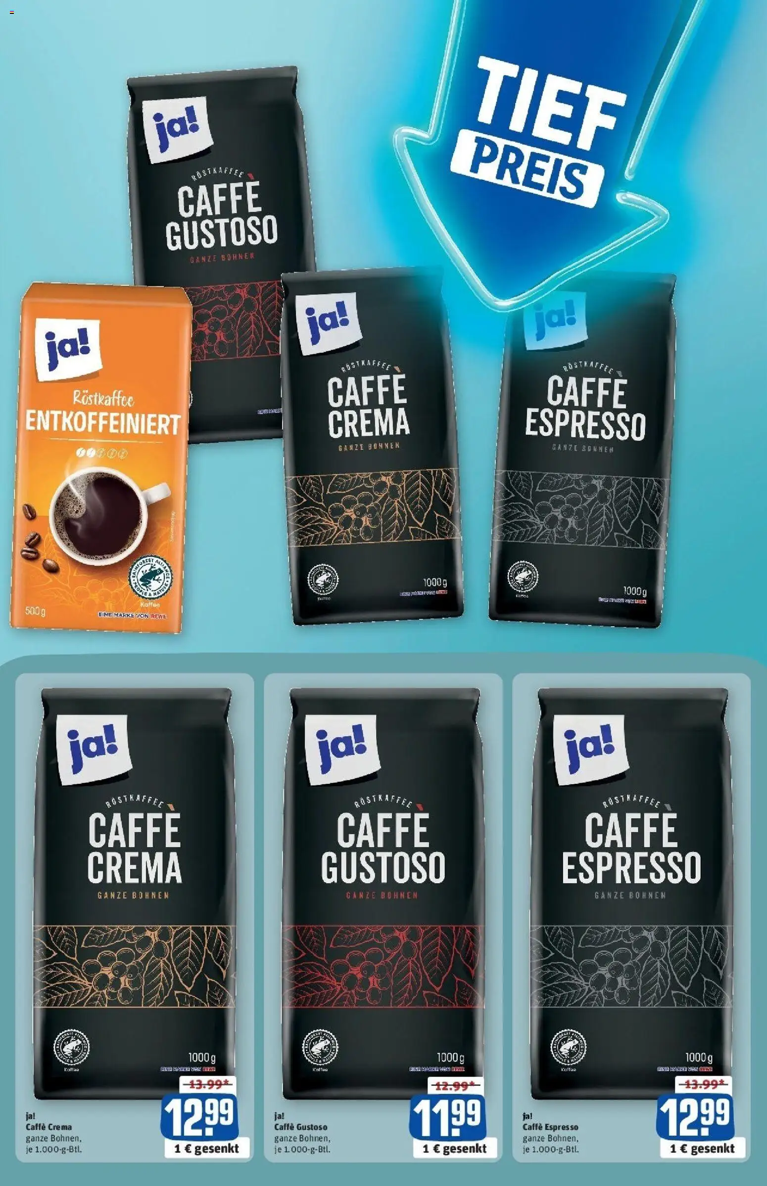 Rewe prospekt Wernigerode	 – gültig ab 26.10.2025 | Seite: 3 | Produkte: Kaffee