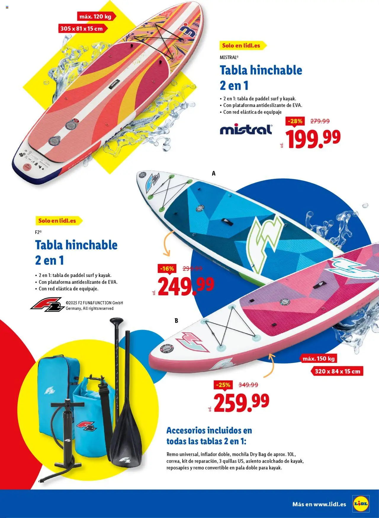 Lidl folleto │ válido desde el 23.06.2025 | Página: 43 | Productos: Mochila, Reposapiés, Inflador