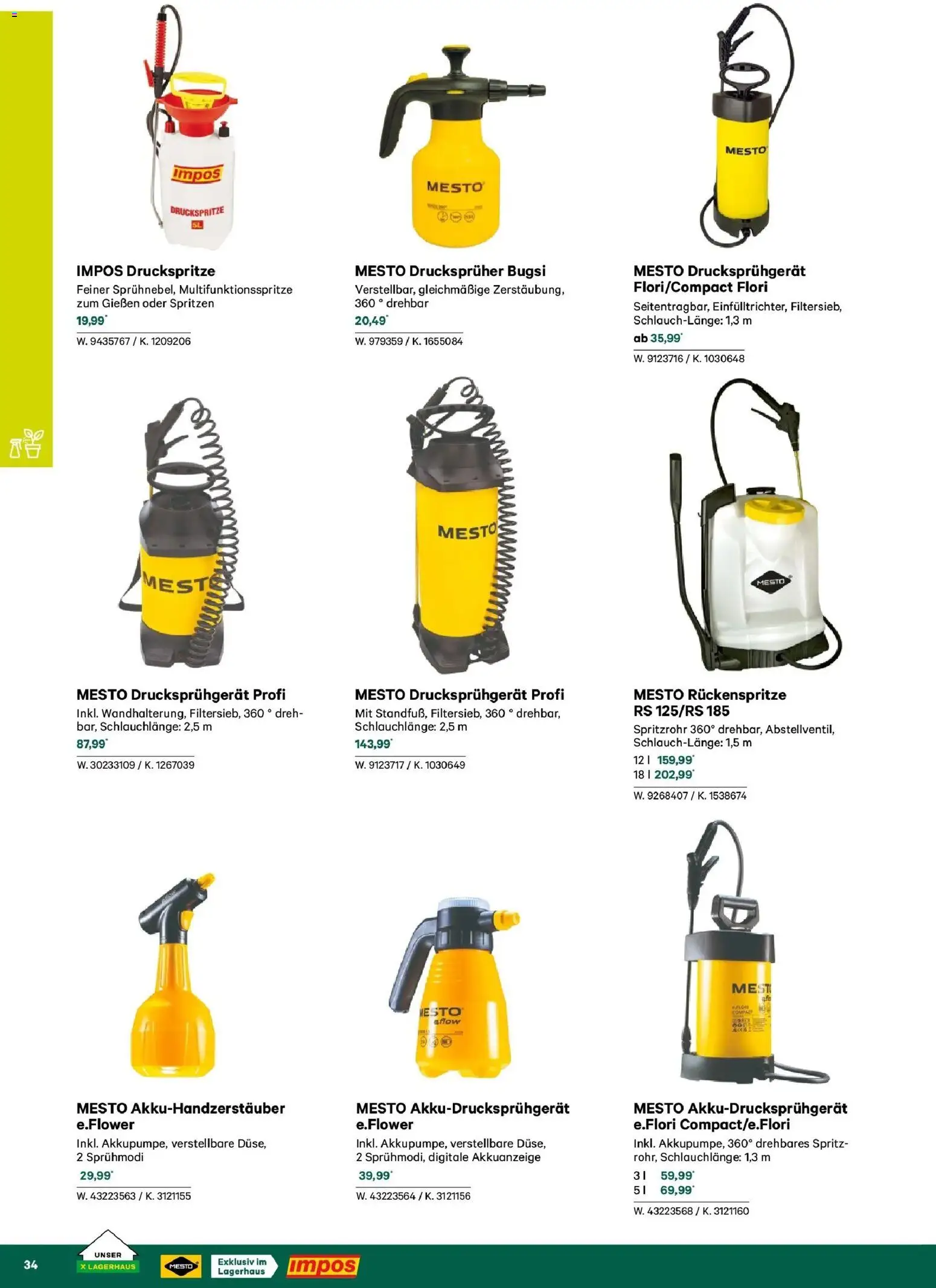 Lagerhaus Garten & Freizeit Katalog 2026 gültig ab 01.03.2026 | Seite: 34