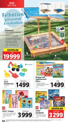 Lidl akciós ujság - amely érvényes a következő dátumtól: 03.07.2025 | Oldal: 52
