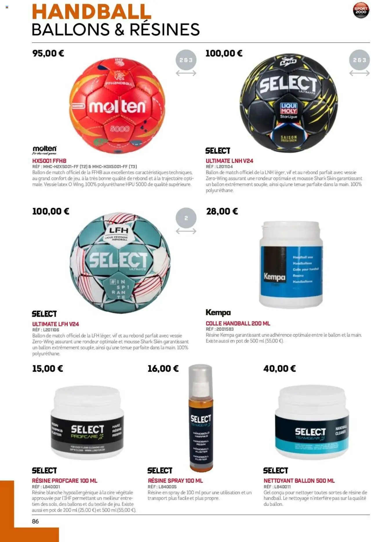 {H1} | Page: 86 | Produits: Cire, Mousse, Colle, Thé