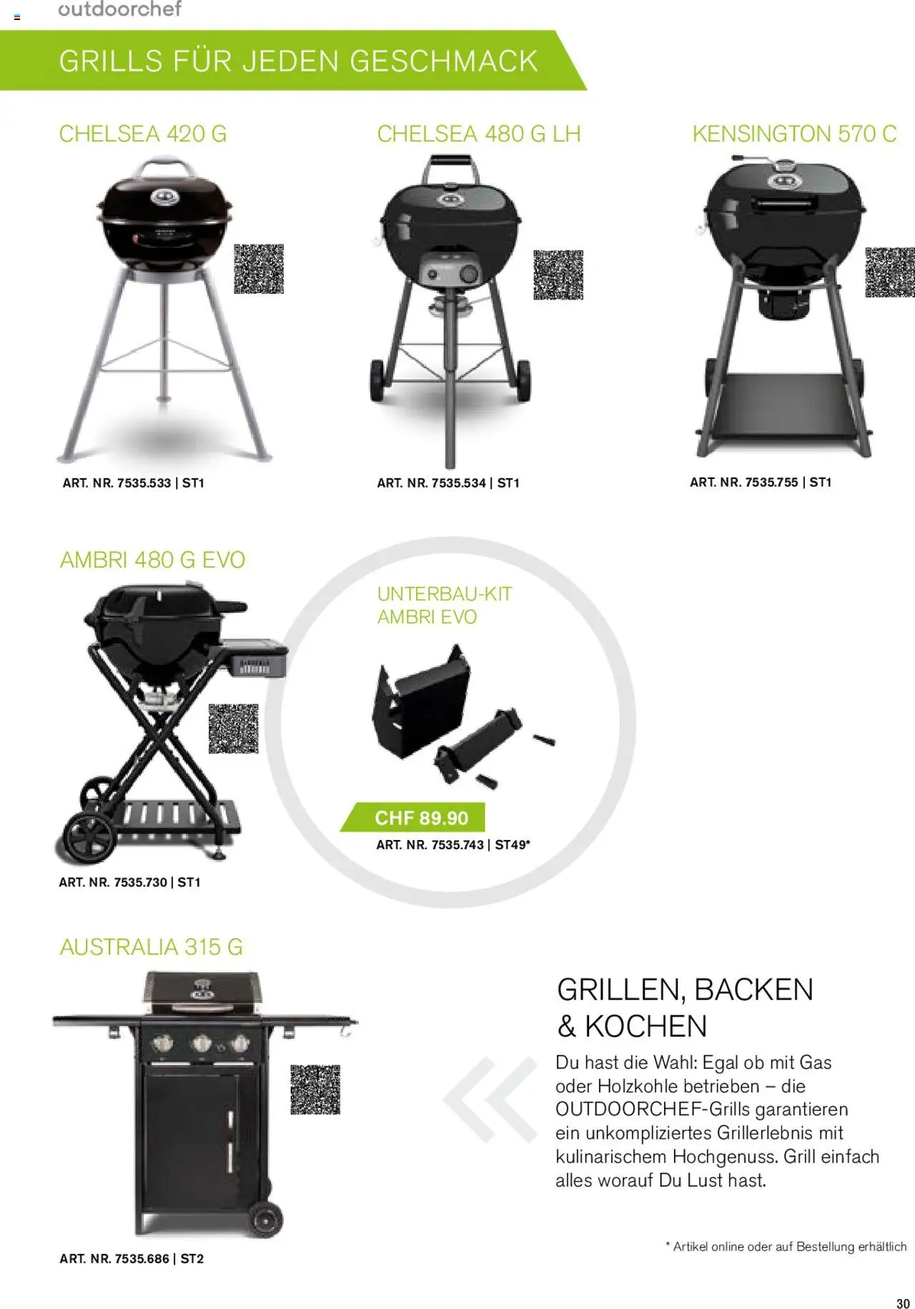 DO IT+GARDEN MIGROS Aktionen Grill  ab 26.02.2024 | Seite: 30 | Produkte: Grill