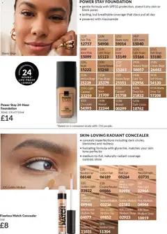 Preview of AVON - Offers valid from 01.01.2026 | Page: 69 | Products: Concealer, Chocolate, Cream, Honey