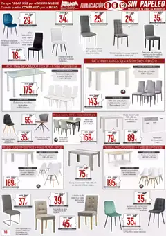 Atrapa Muebles folleto │ válido desde el 01.08.2025 | Página: 16 | Productos: Mesa extensible, Silla tapizada, Mesa, Silla