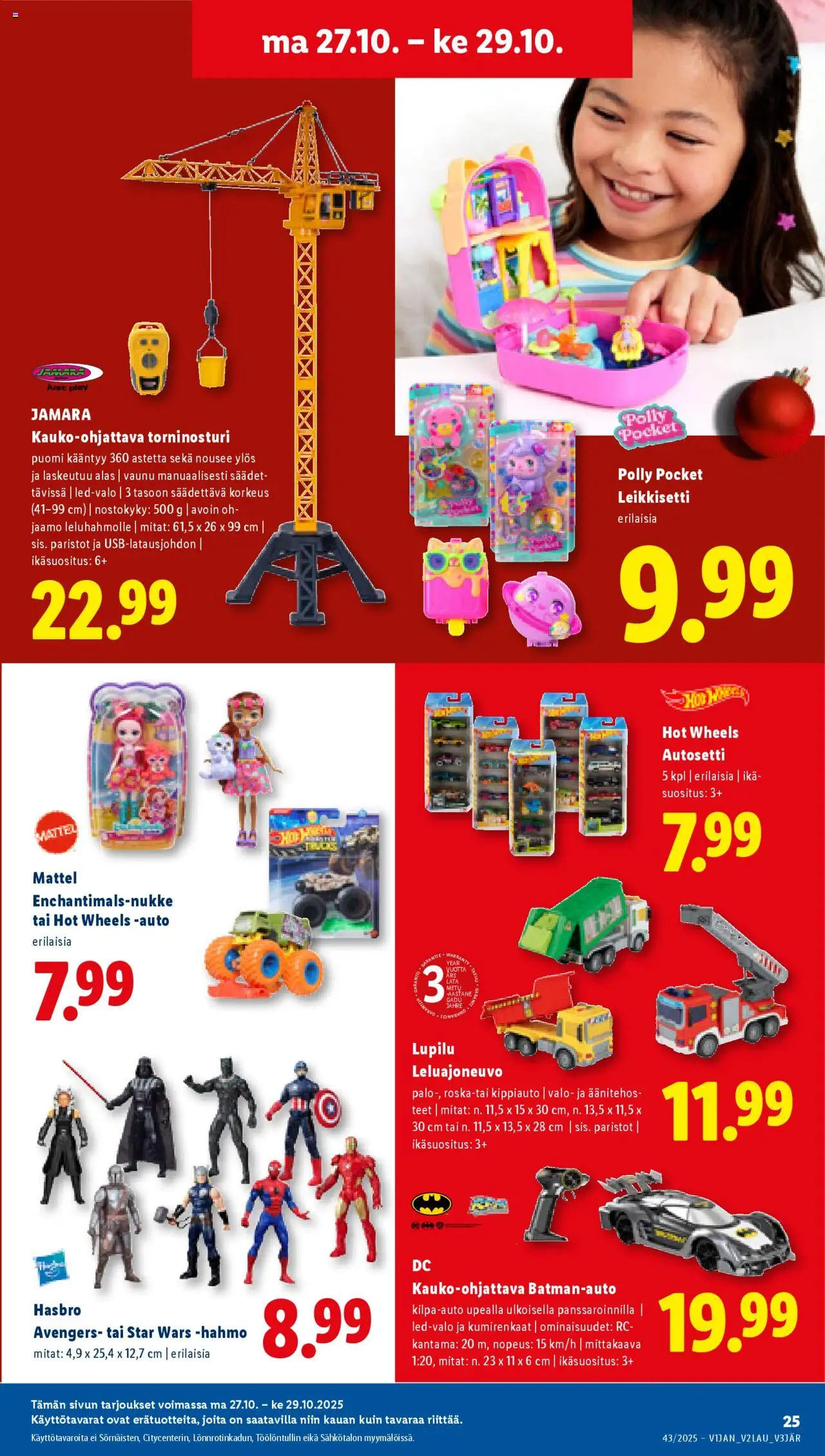 Lidl tarjoukset – voimassa 23.10.2025 alkaen | Sivu: 31 | Tuotteet: Paristot