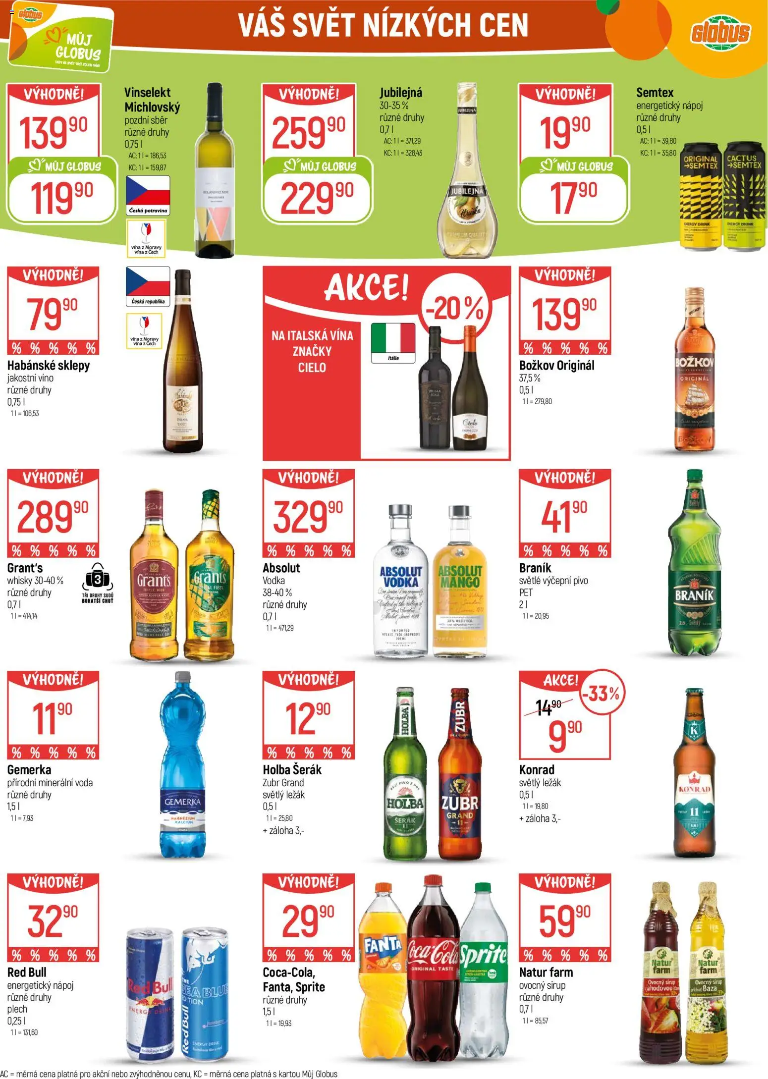 Globus leták - Liberec od 21.01.2026 | Strana: 21 | Produkty: Mango, Red Bull, Ovocný sirup, Energy drink