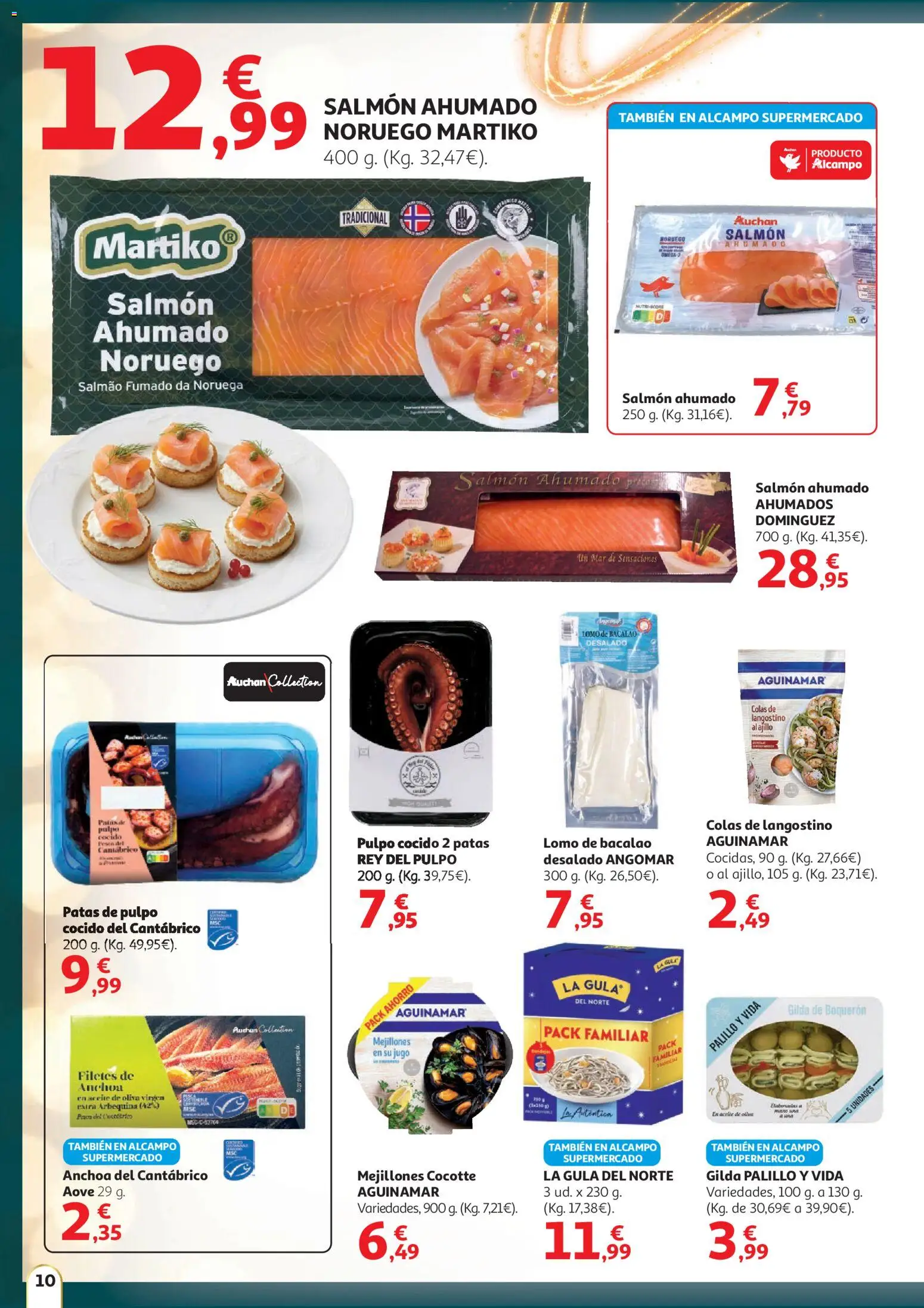 Alcampo - HP Unico │ válido desde el 11.12.2025 | Página: 10 | Productos: Aceite, Jugo, Aceite de oliva, Anchoa
