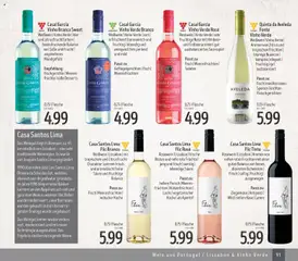 Edeka Struve Wein– und Spirituosen ab 14.11.2025 gültig | Seite: 91 | Produkte: Rosewein, Ziegenkäse, Fisch, Wein