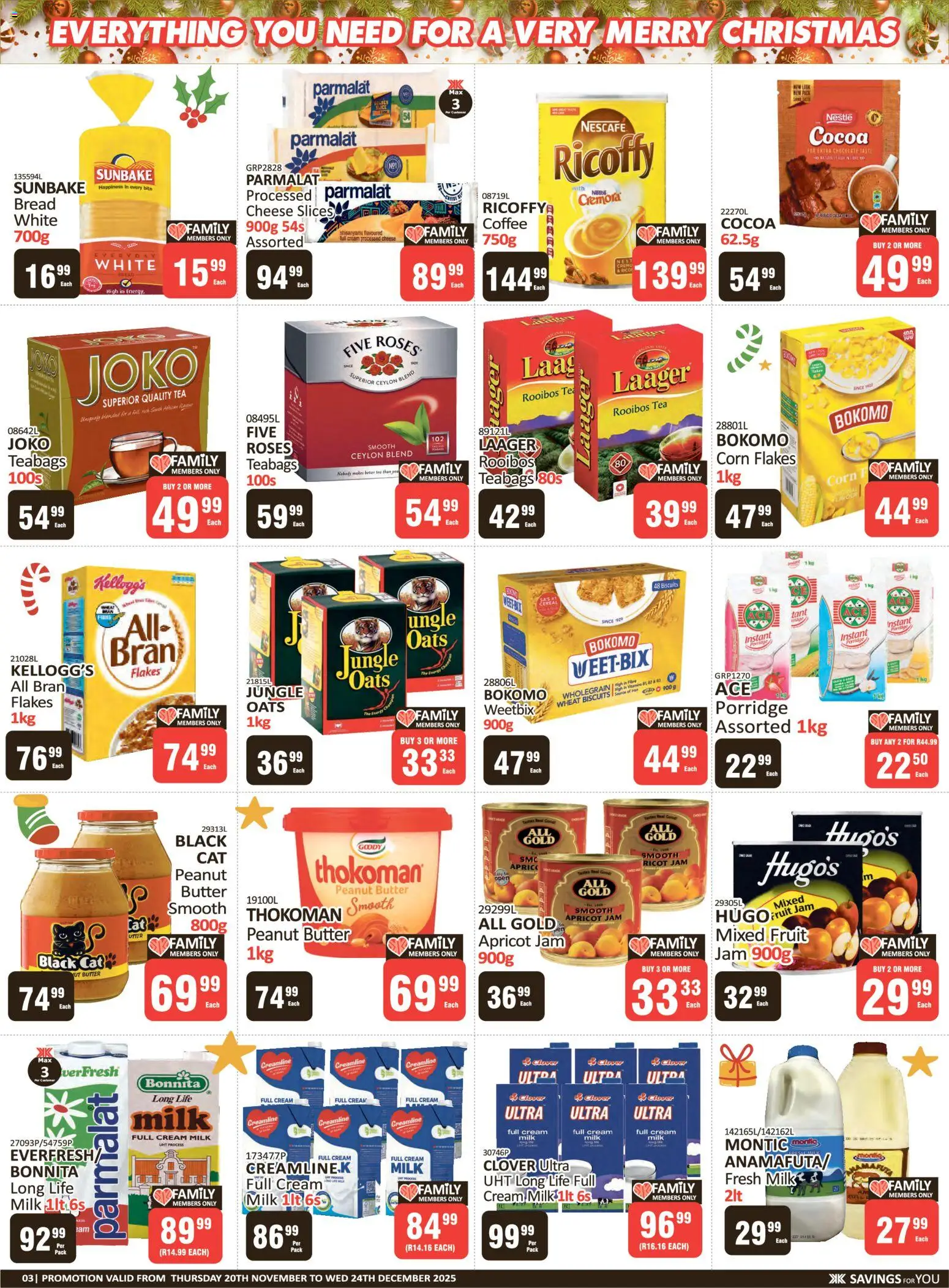 New KIT KAT Cash & Carry catalogue – valid from 20.10.2025 | Page: 3 | Products: Butter, Cheese, Bread, Flakes