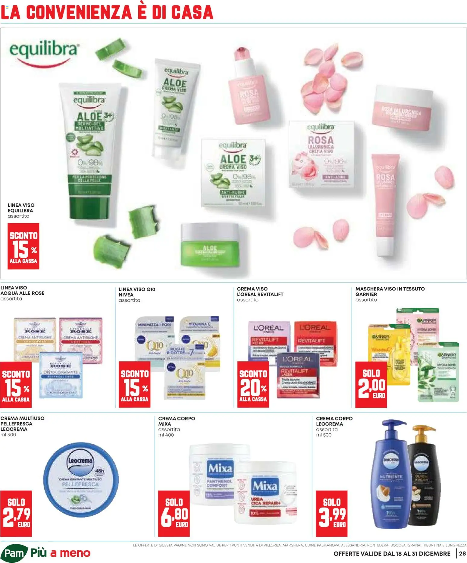 Volantino Panorama del 18.12.2025 | Pagina: 28 | Prodotti: Crema, Maschera, Maschera viso, Crema viso
