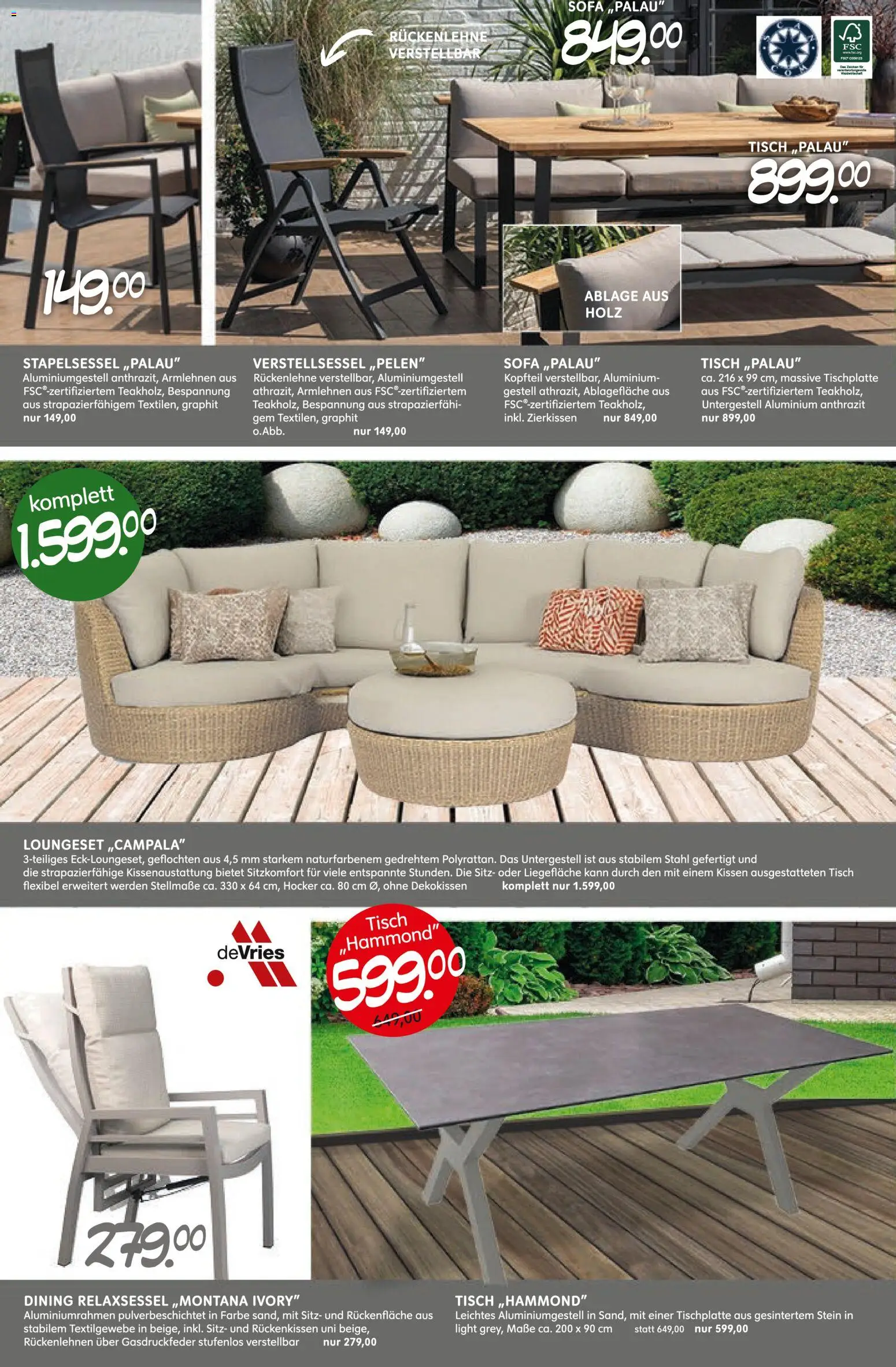 Blumen Risse Prospekt 	 – gültig ab 16.04.2026 | Seite: 14 | Produkte: Hocker, Relaxsessel, Sofa, Tisch