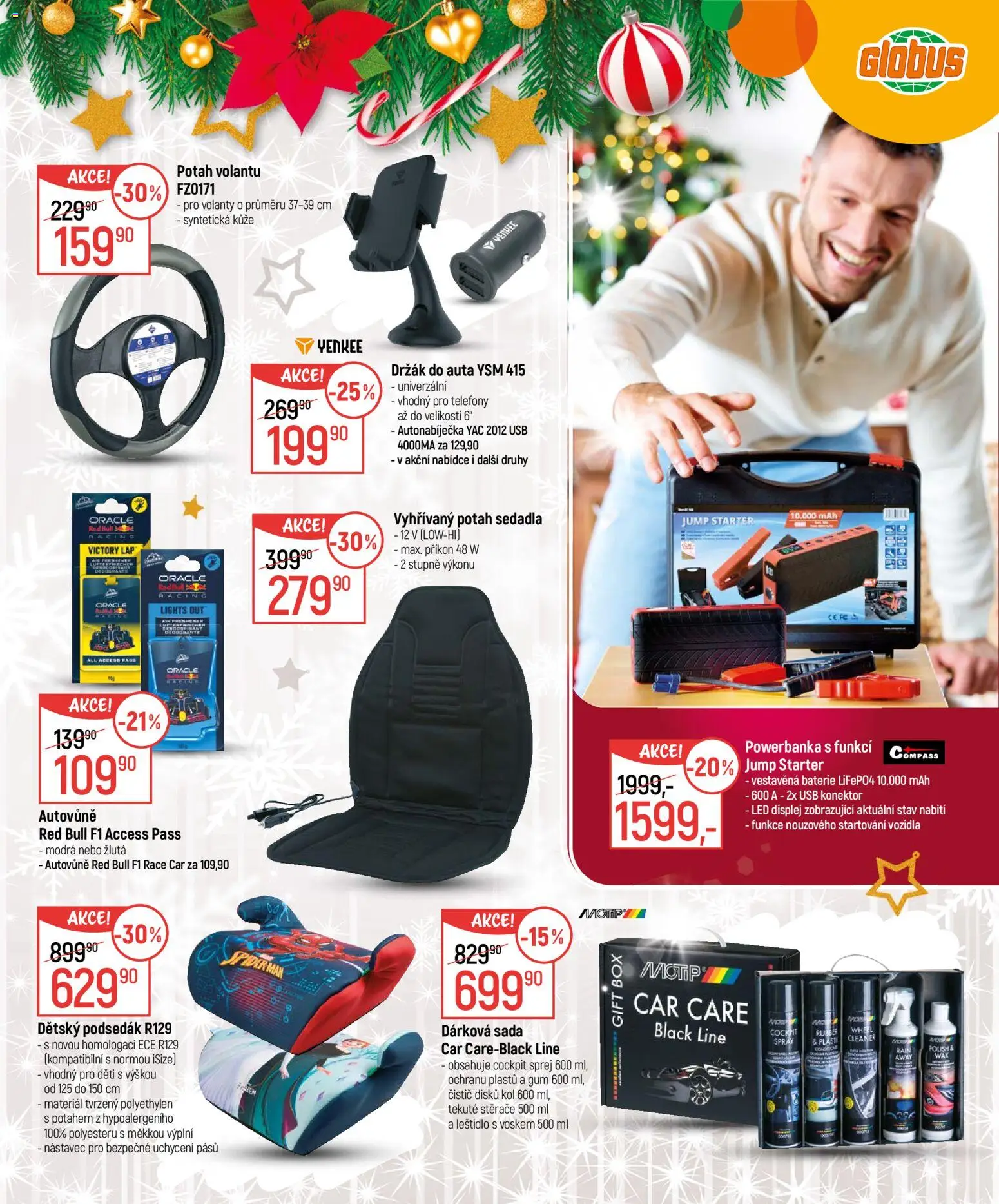Globus leták - Praha-Štěrboholy  od 26.11.2025 | Strana: 13 | Produkty: Podsedák, Autonabíječka, Baterie, LED