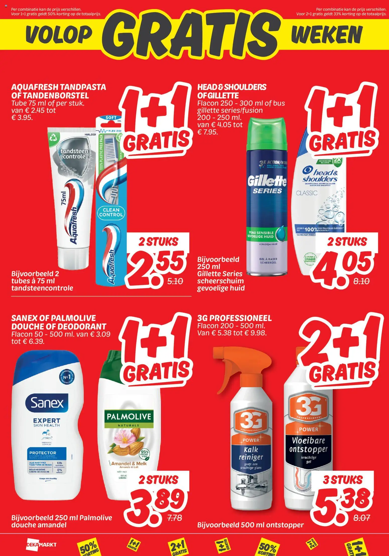 {H1} | Pagina: 4 | Producten: Tandpasta, Melk, Douche, Shampoo