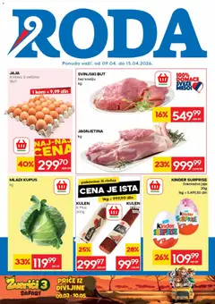 Roda katalog - pregled Roda kataloga - važi od 09.04.2026