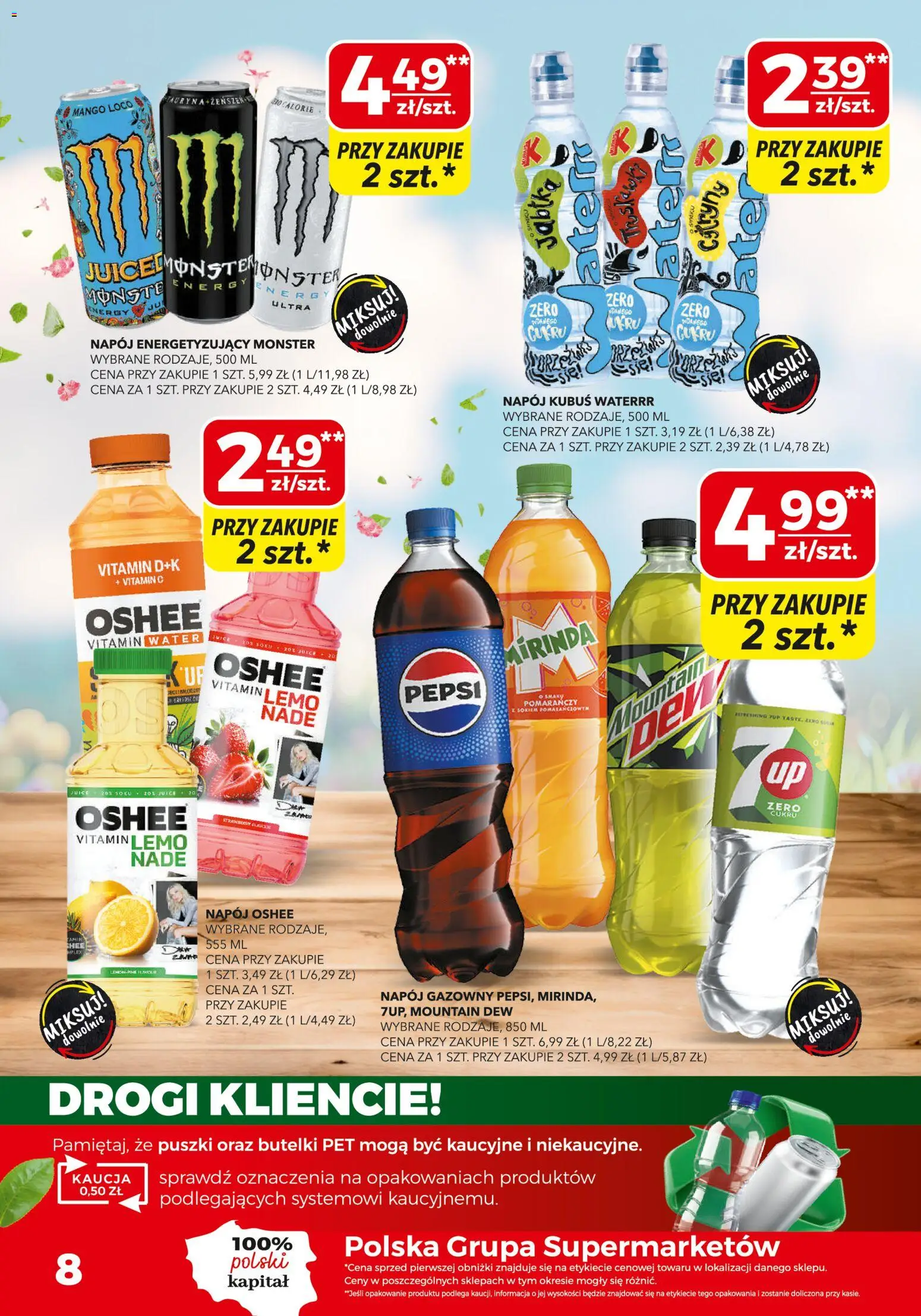Top Market gazetka od 23.04.2026 | Strona: 8 | Produkty: Mango, Pepsi