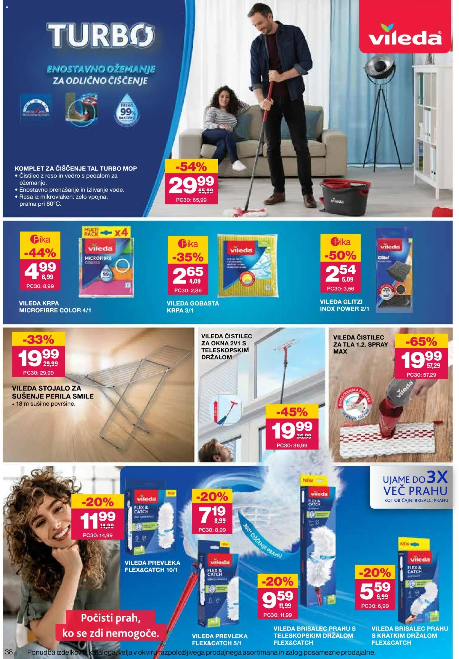 Novi Mercator katalog ponudbe – veljaven od 26.02.2026 | Stran: 38 | Izdelki: Prevleka, Vedro