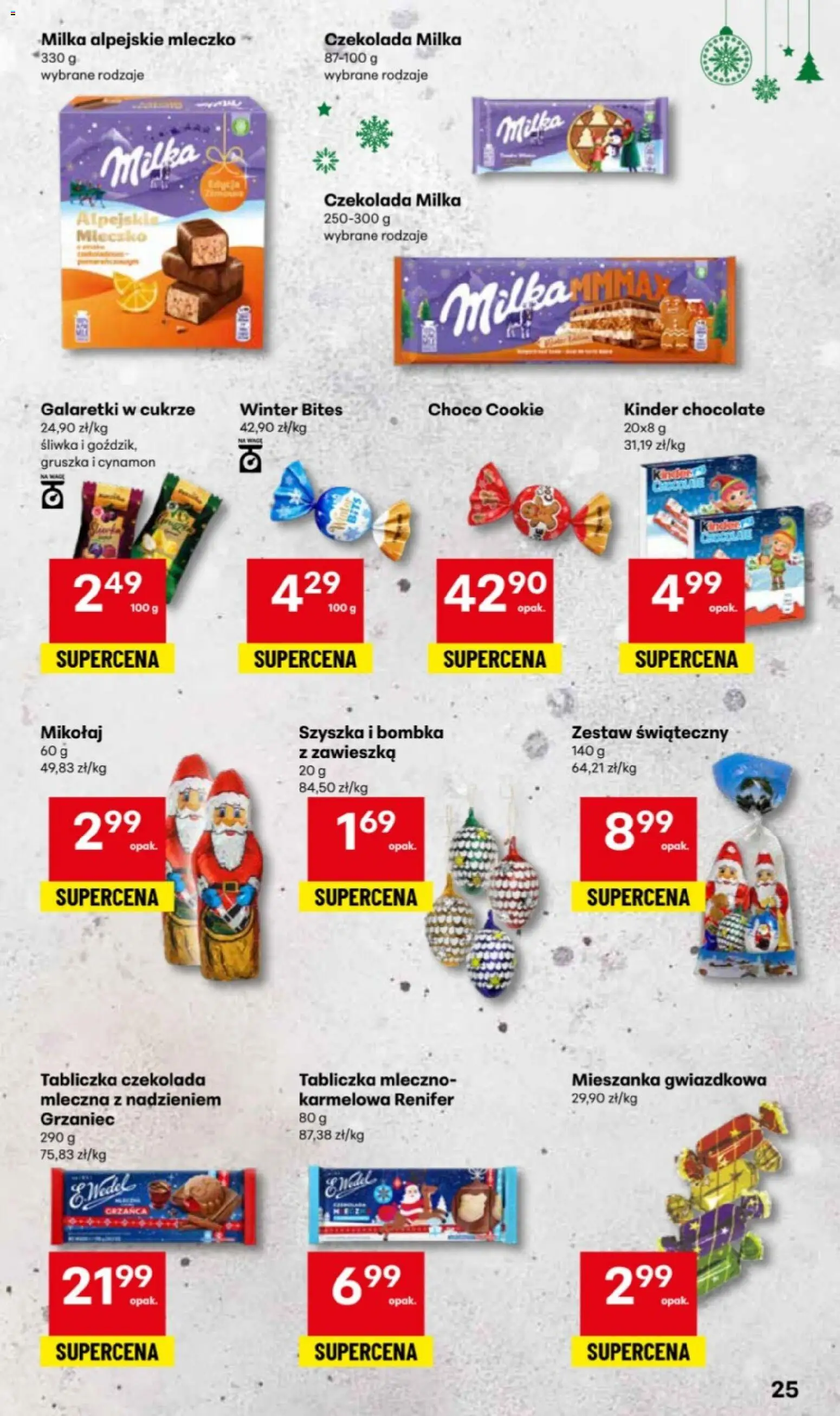 Delikatesy Centrum Gazetka - Przepisy na Bliskie Święta od 27.11.2025 | Strona: 25 | Produkty: Gruszka, Galaretki, Milka, Czekolada