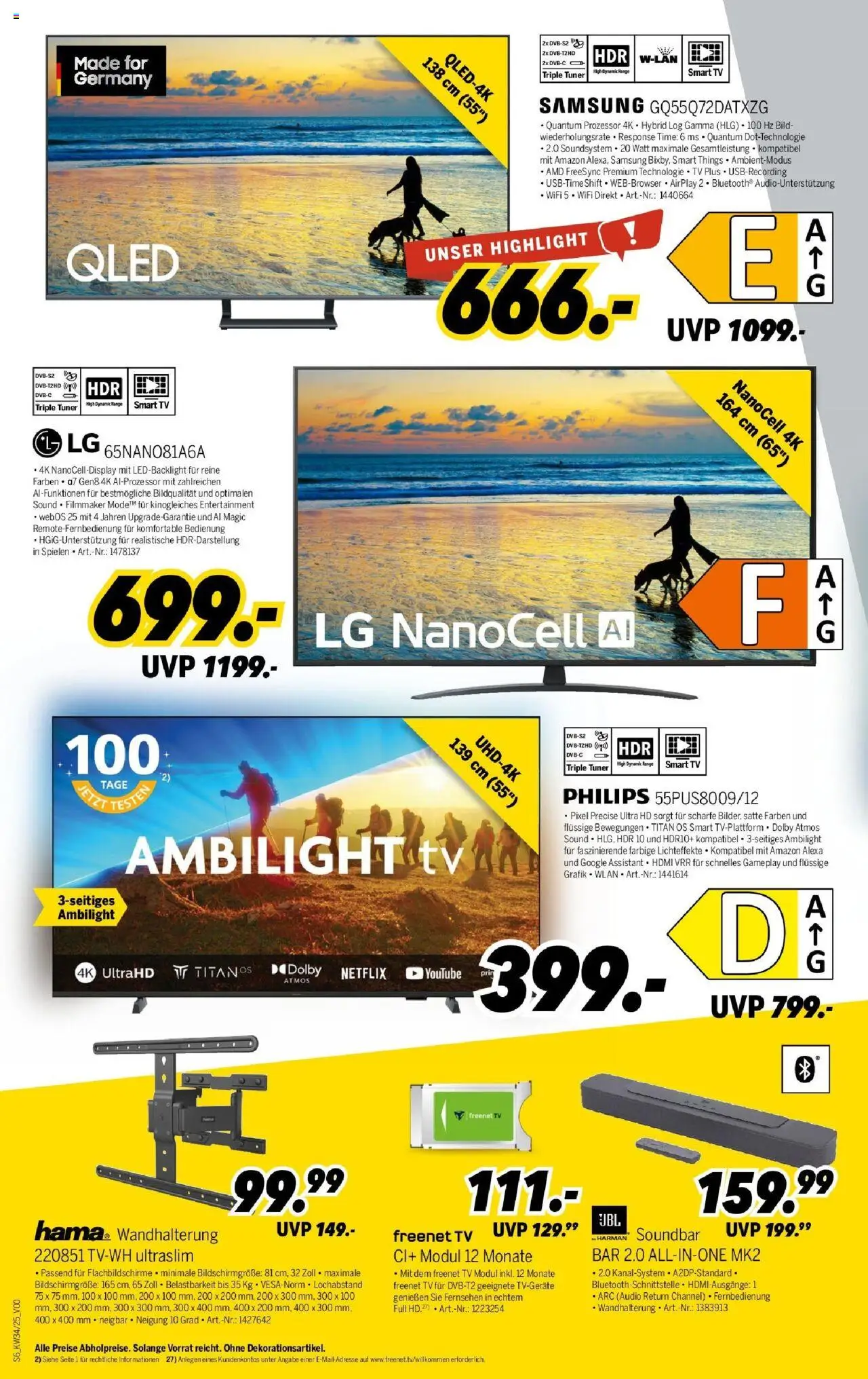 Medimax Prospekt Bautzen - gültig ab dem 16.08.2025 | Seite: 6 | Produkte: Philips, Smart TV, TV, Audio
