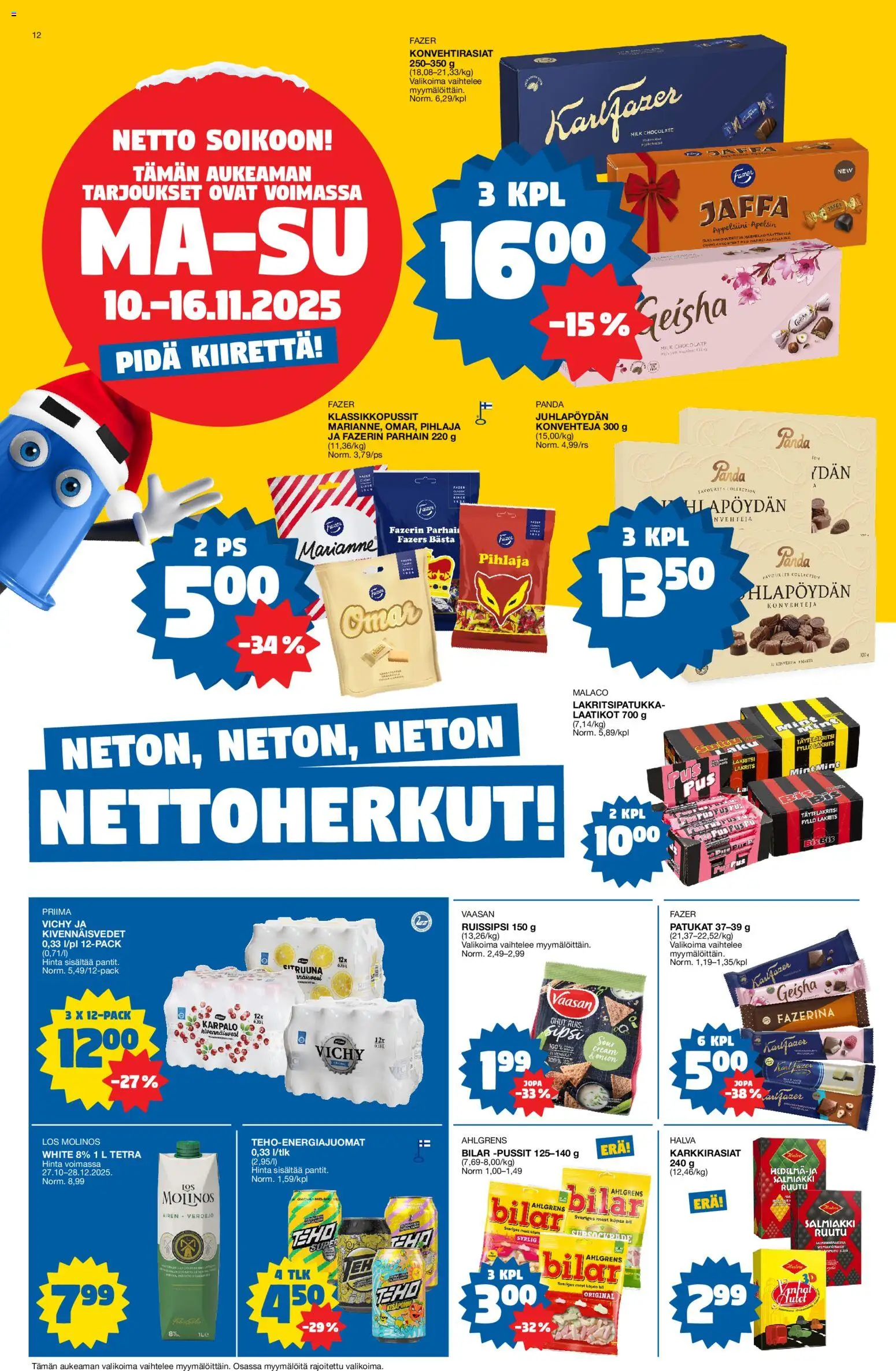 Tokmanni - Black Friday – voimassa 10.11.2025 alkaen | Sivu: 12 | Tuotteet: Lakritsi