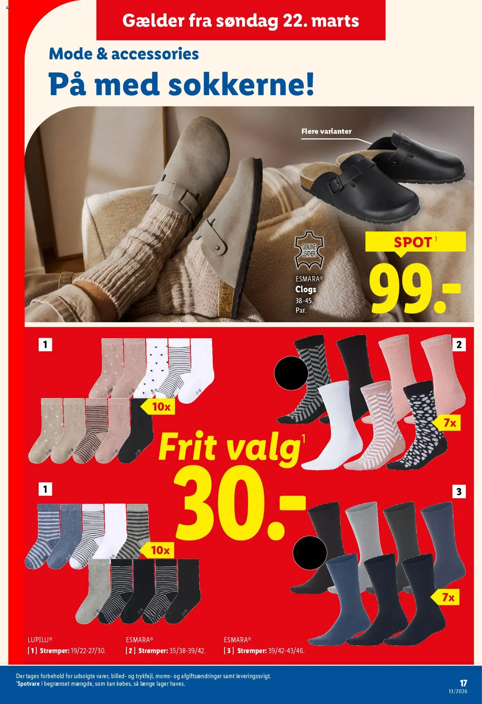 Lidl tilbudsavis – gyldig fra 22.03.2026 | Side: 5 | Produkter: Søm, Strømper