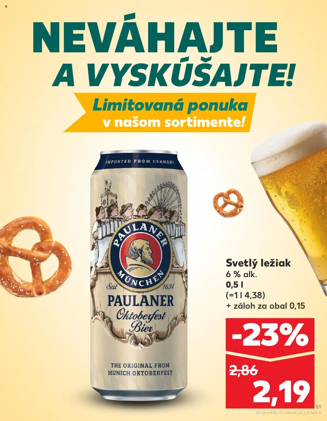 Kaufland SK akciós ujság - amely érvényes a következő dátumtól: 18.09.2025 | Oldal: 51