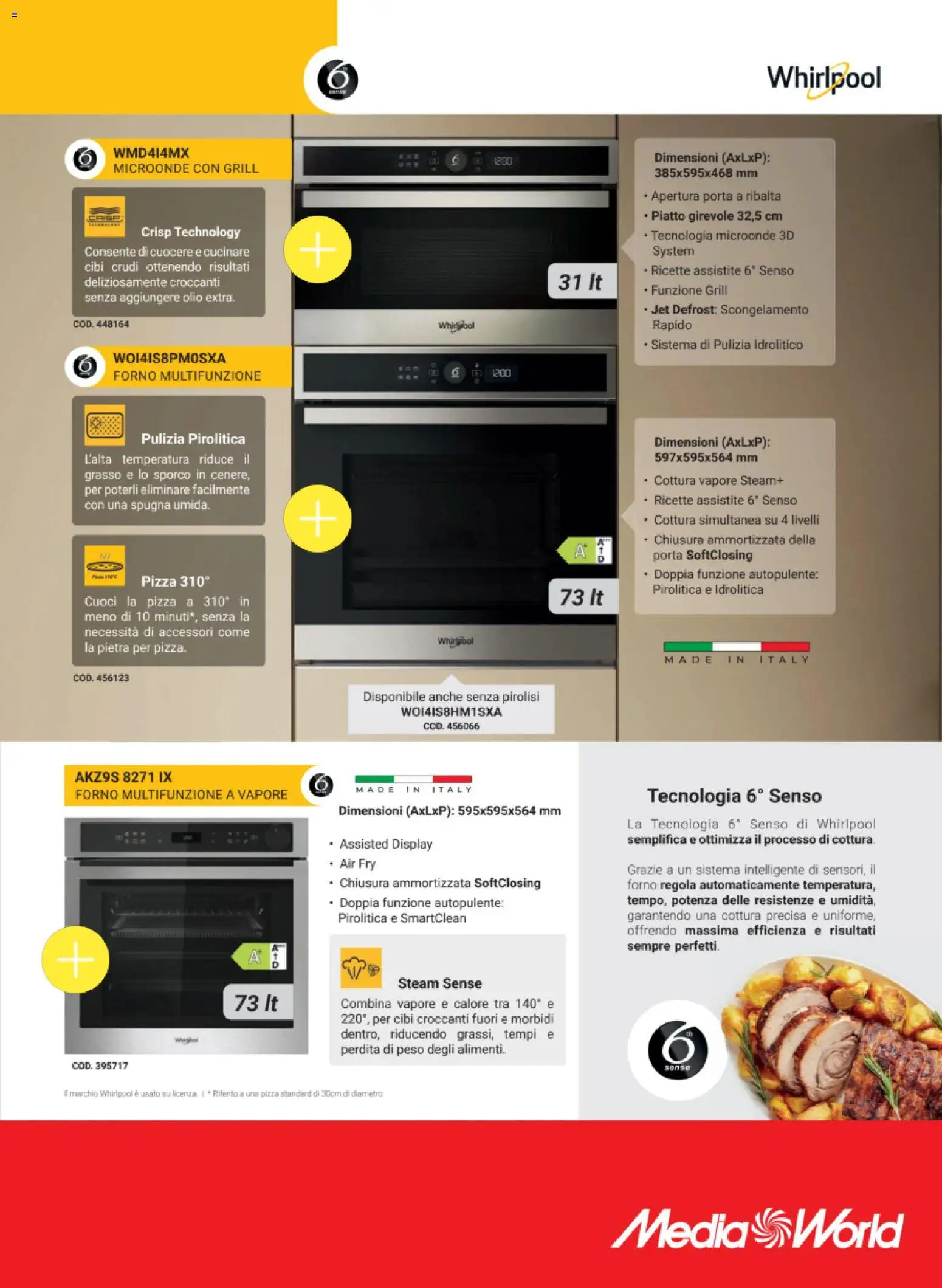 Volantino Media World del 25.11.2025 | Pagina: 47 | Prodotti: Microonde, Pizza, Piatto, Il forno