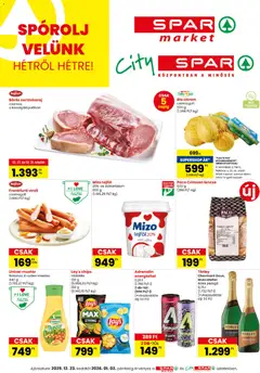 Spar Market Akciós újság - amely érvényes a következő dátumtól: 23.12.2025