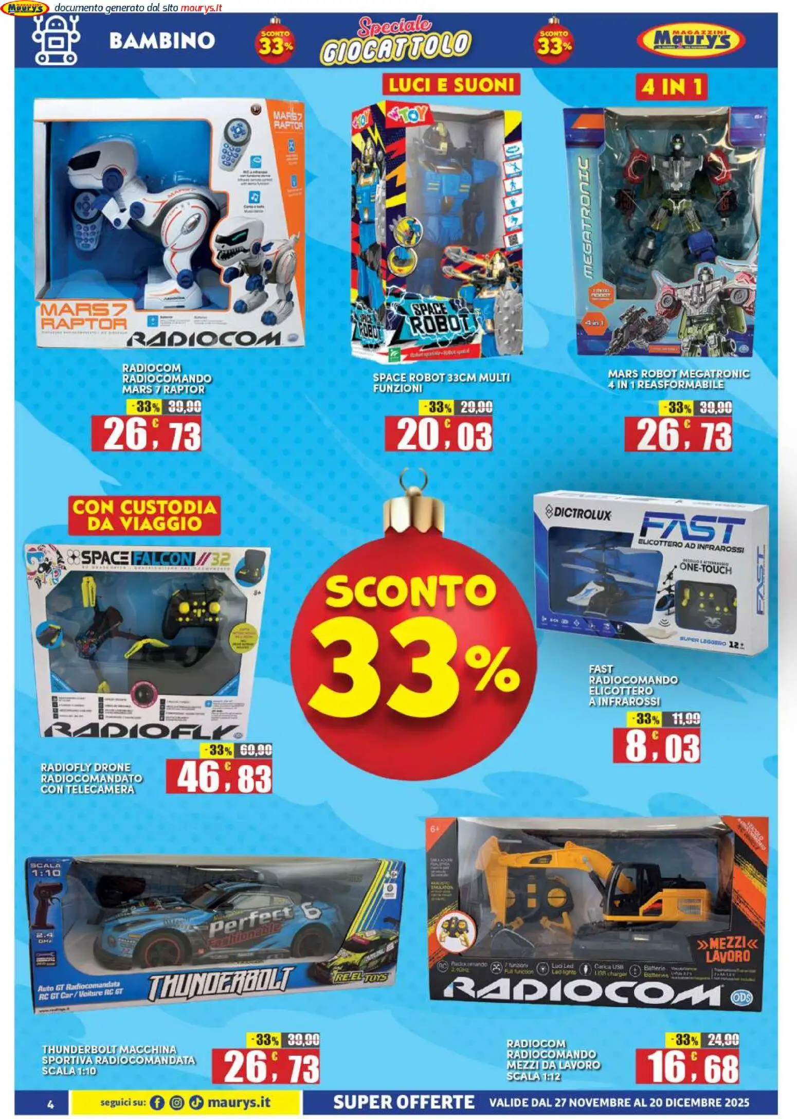 Volantino Maury's del 27.11.2025 | Pagina: 4