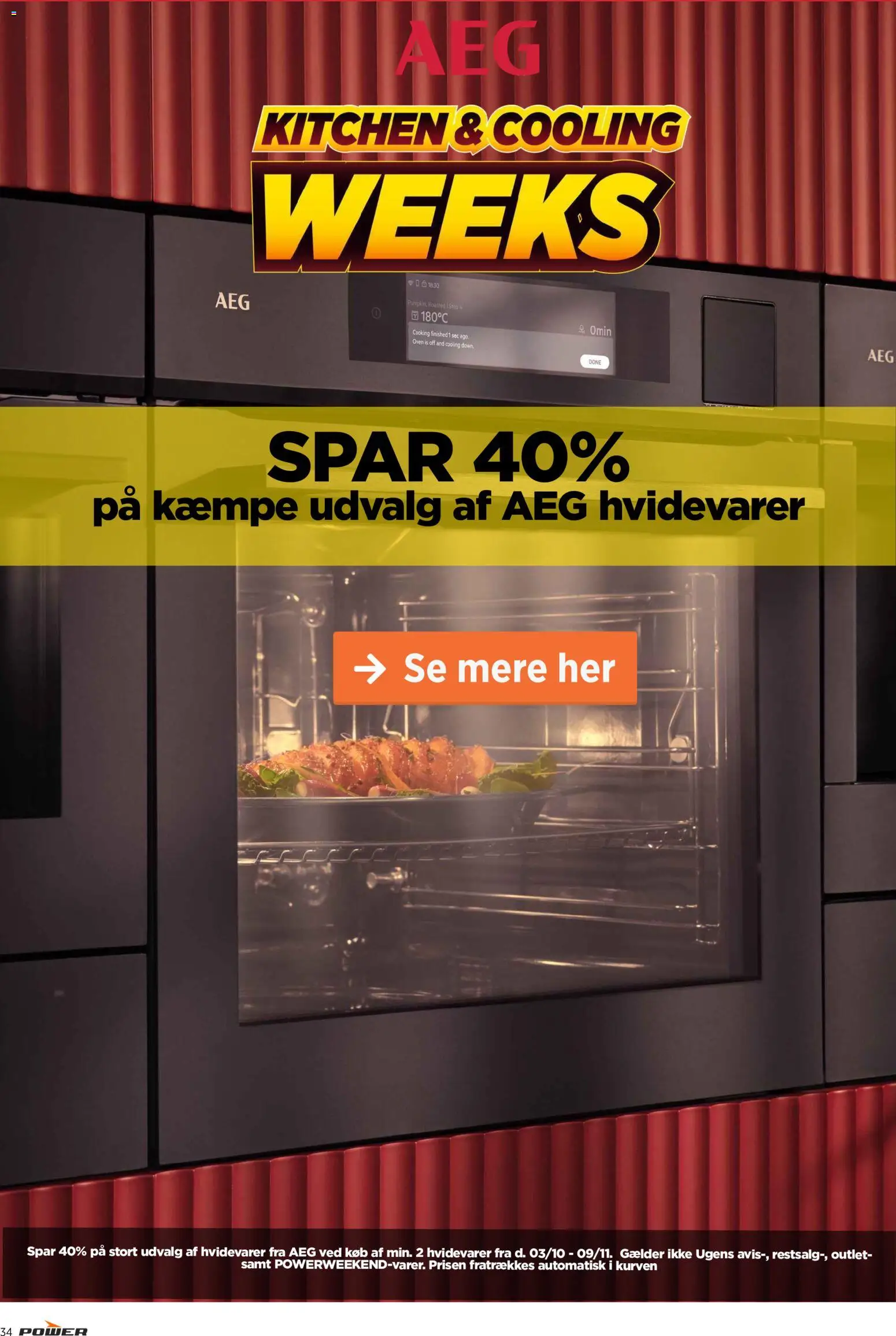 Power tilbudsavis – gyldig fra 24.10.2025 | Side: 34 | Produkter: Æg, Is