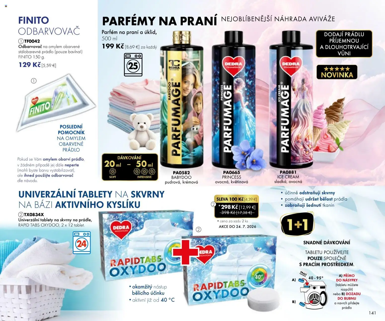 Nové Dedra akcie – leták je platný od 24.04.2026 | Strana: 41 | Produkty: Parfém