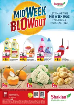 Preview of Shaklan - Midweek Blow Out - Shaklan Market 3, Al Warqa 1 valid from 03.11.2025