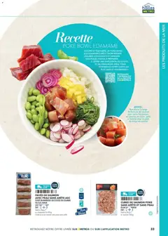 METRO - Prévisualisation de METRO - Restauration rapide valide à partir de 24.04.2025 | Page: 33 | Produits: Thon, Edamame, Livre, Saumon