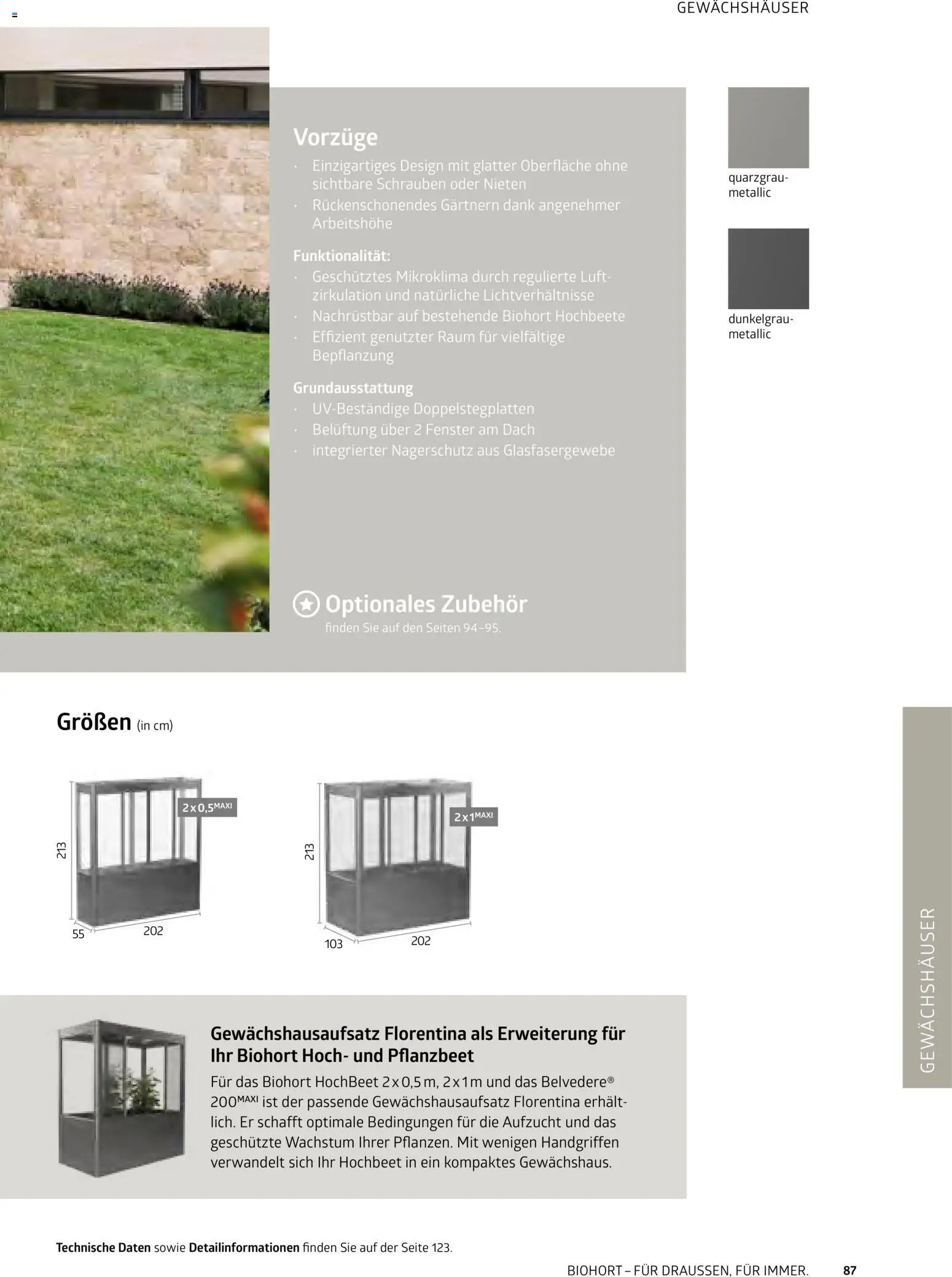 Dehner Biohort – Metall für Garten & Terrasse – gültig ab 01.01.2026 | Seite: 87 | Produkte: Hochbeet