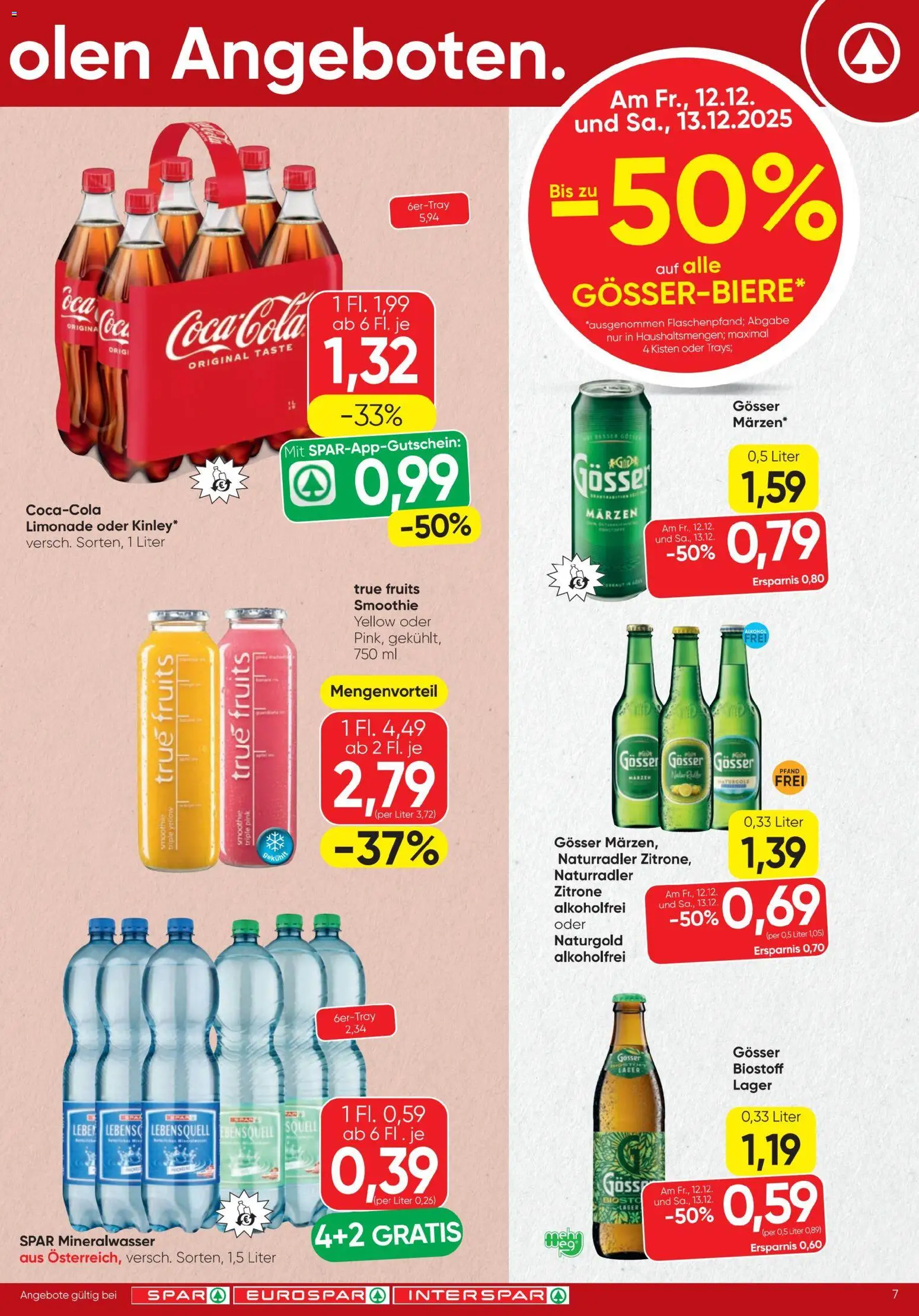 Spar Flugblatt gültig ab 11.12.2025 | Seite: 7