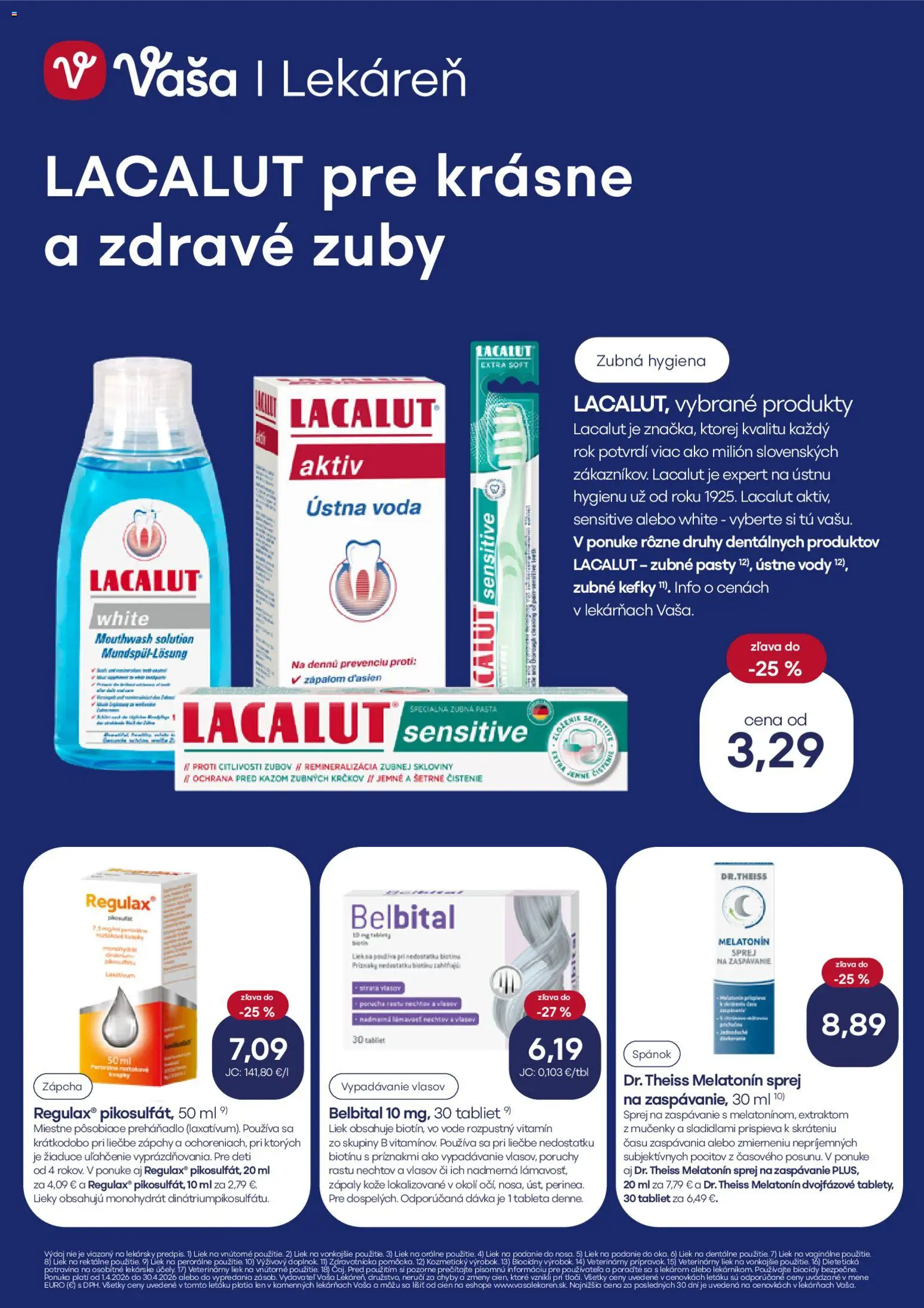 Nové Vaša lekáreň akcie – leták je platný od 01.04.2026 | Strana: 18