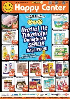 08.10.2025 tarihinden itibaren geçerli olan Happy Center kataloğu önizlemesi