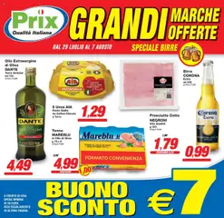 Anteprima del volantino Prix Verona catalogo valido a partire dal 29.07.2025