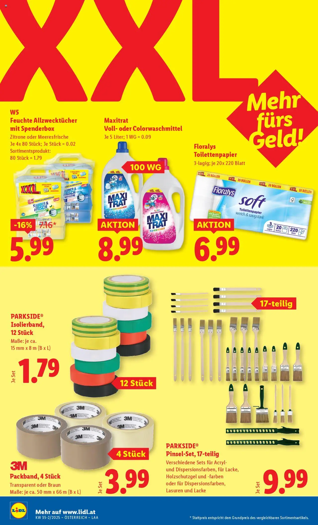 Lidl Flugblatt - Altenmarkt im Pongau, St. Johann im Pongau, Zell am See gültig ab 28.08.2025 | Seite: 14 | Produkte: Zitrone, Waschmittel