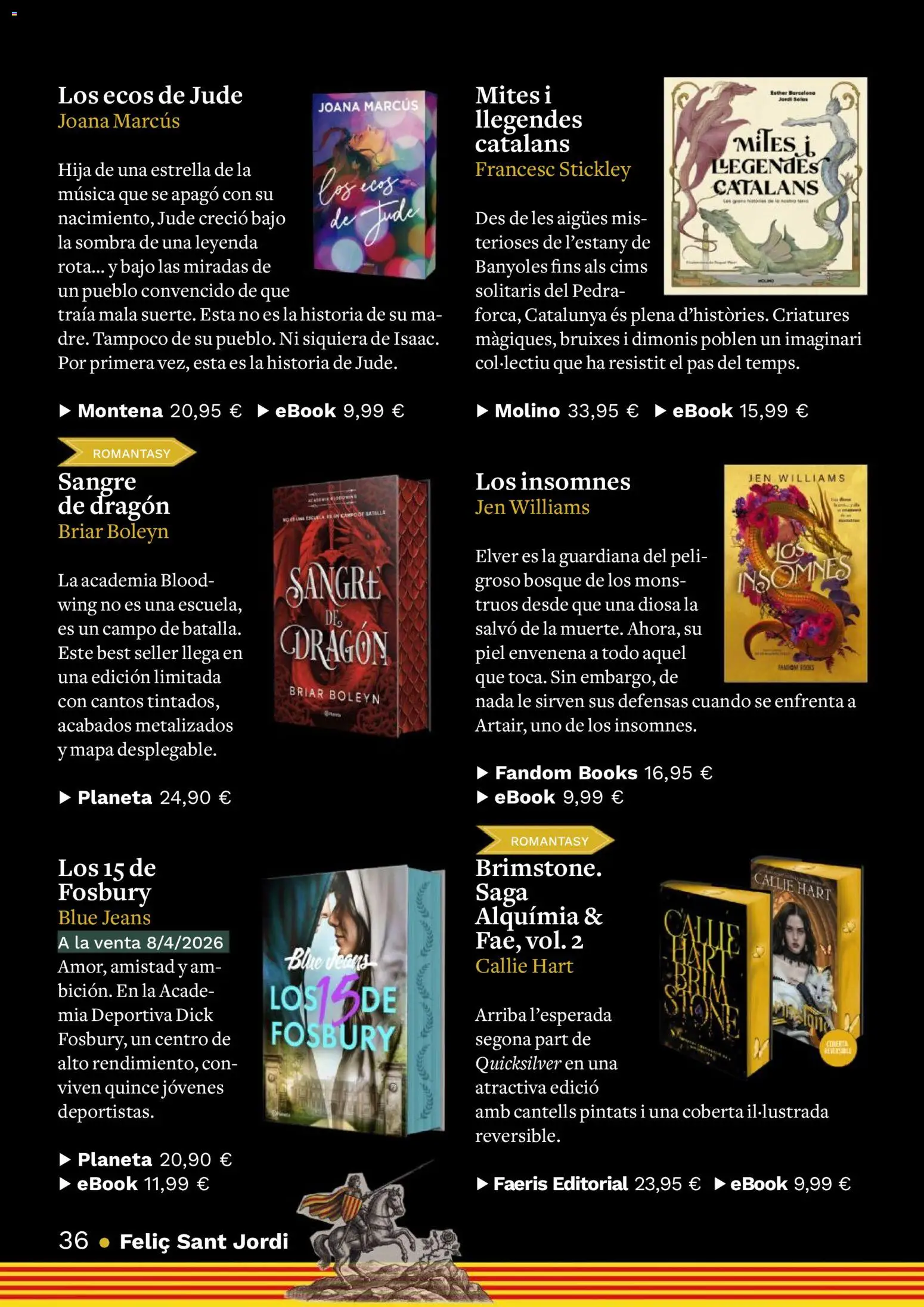 Casa del libro Rebel el qui llegeix │ válido desde el 01.04.2026 | Página: 36 | Productos: Sombra