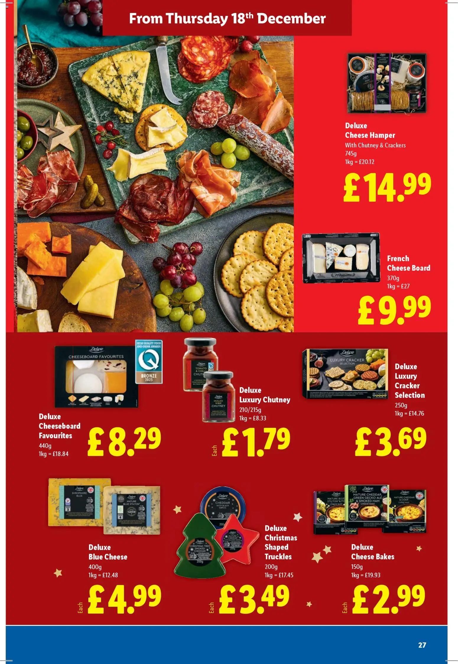 {H1} | Page: 27 | Products: Hamper, Ham, Wine, Crackers