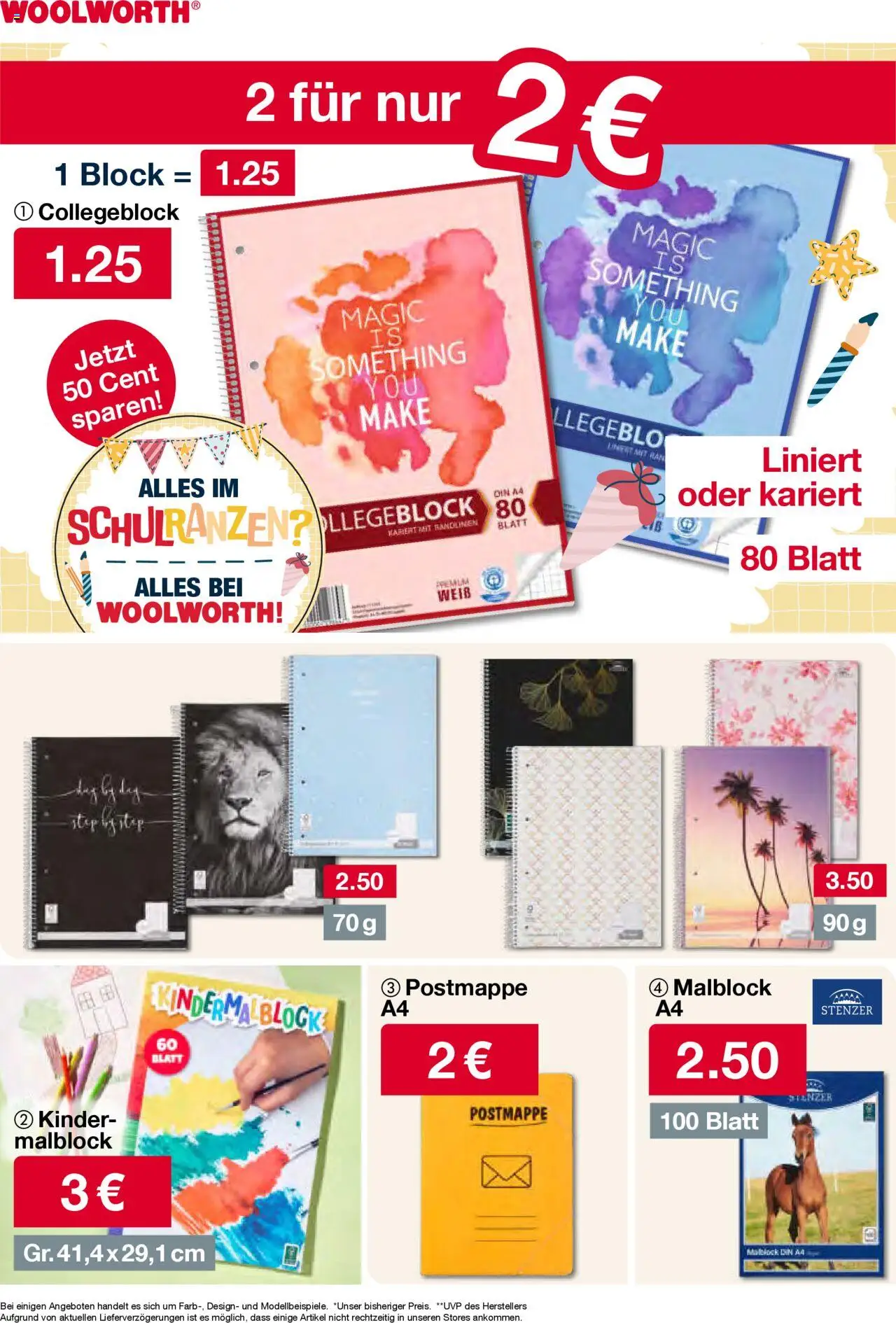 Woolworth Schreibwarenprospekt - gültig ab dem 20.08.2025 | Seite: 12