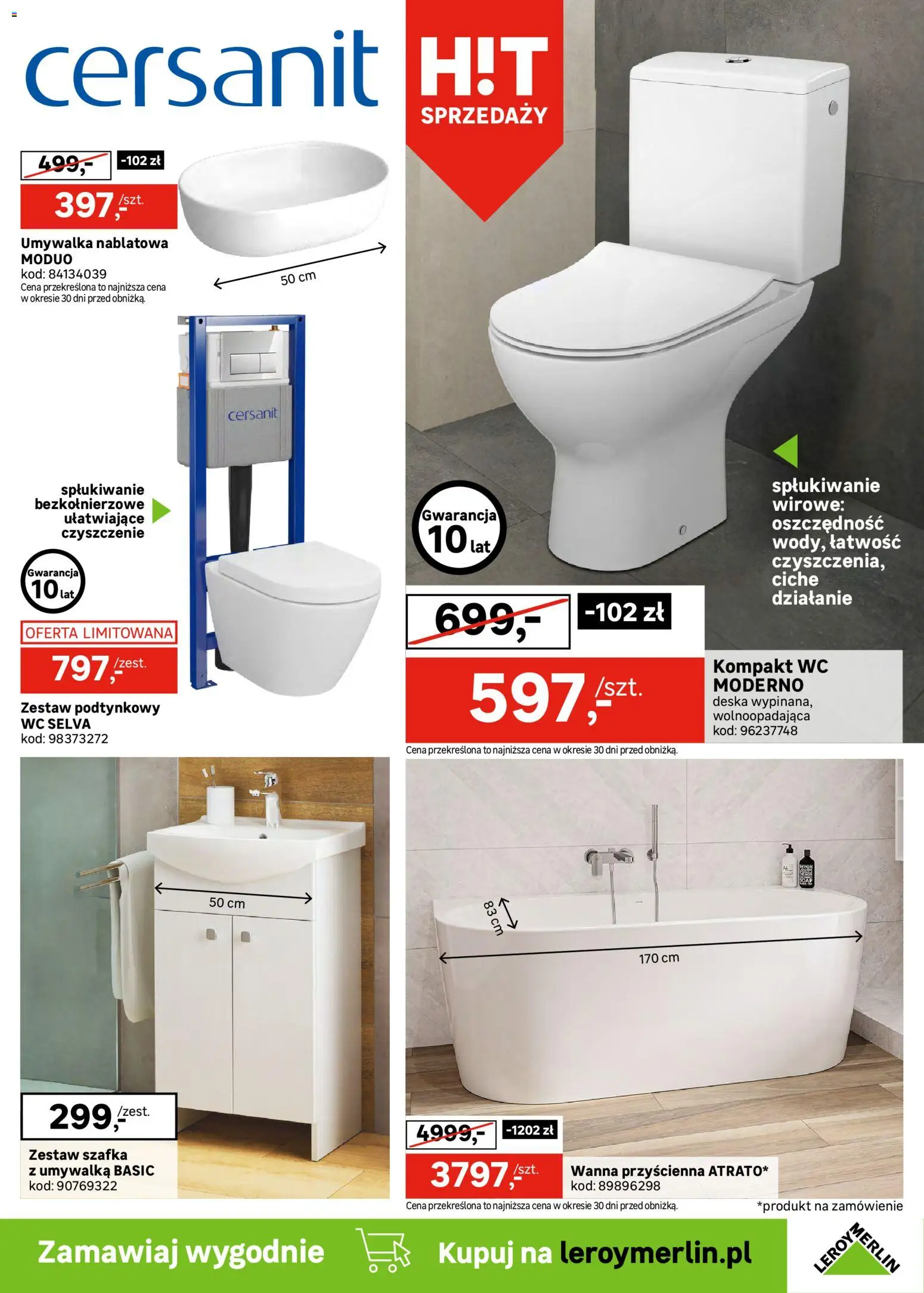 Leroy Merlin Gazetka od 30.12.2025 | Strona: 9 | Produkty: Umywalka