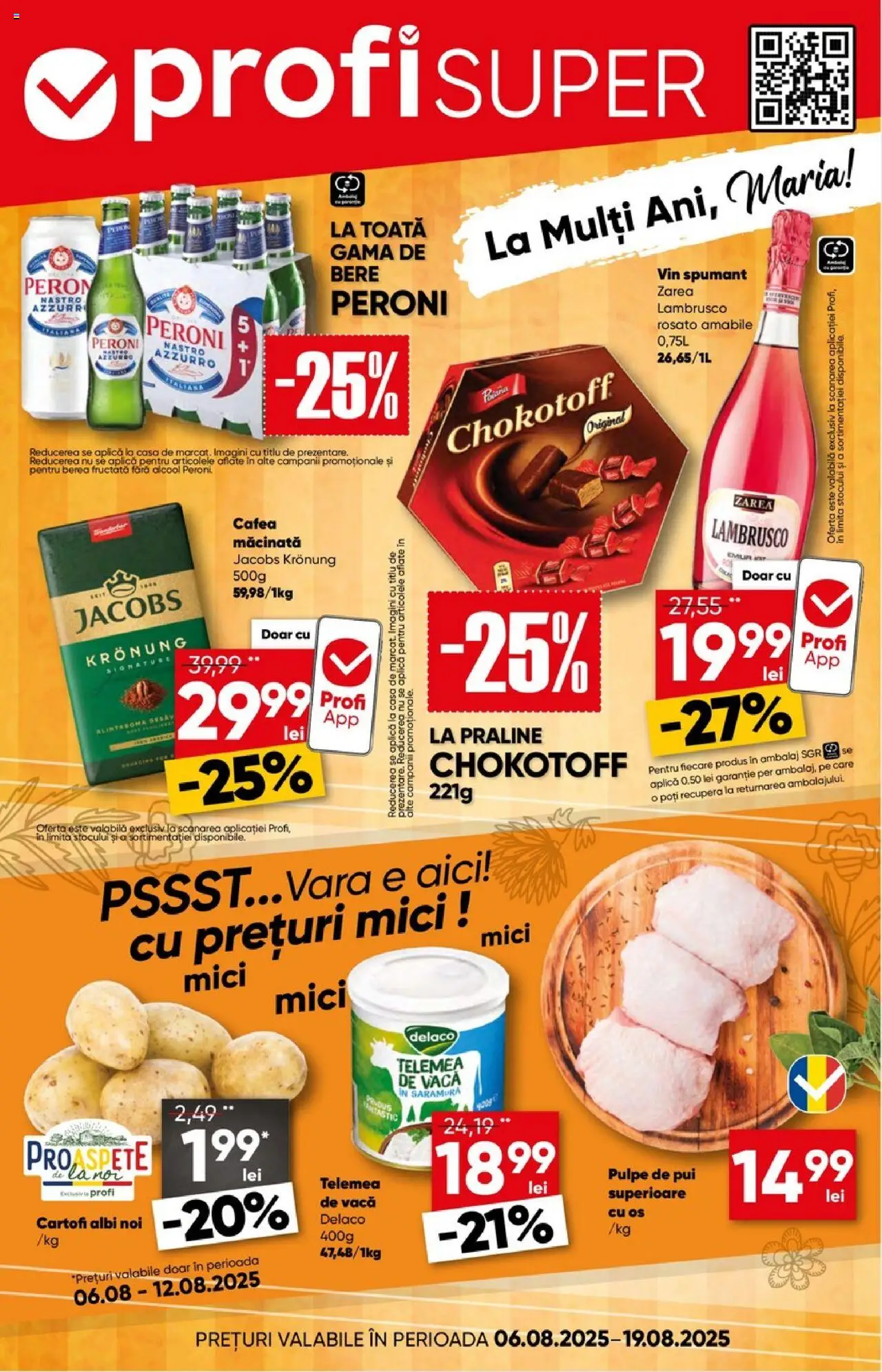 Catalog Profi  – valabil de la 06.08.2025 | Pagină: 1 | Produse: Praline, Köpek çiti, Cafea, Cartofi
