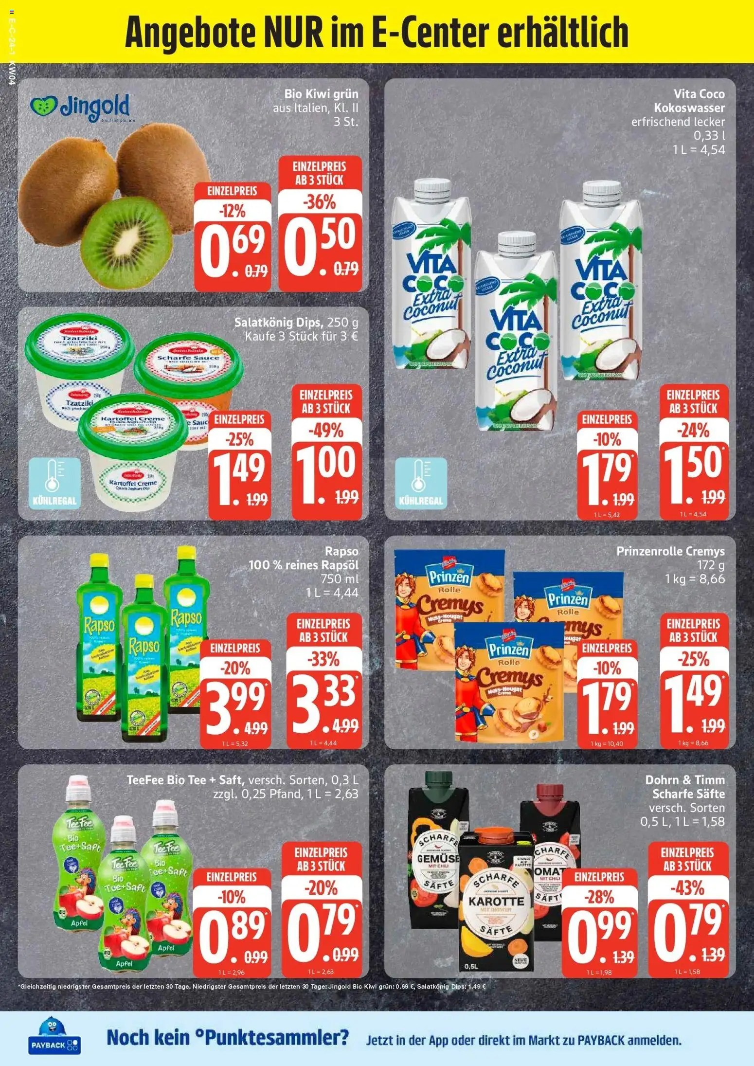 Edeka prospekt Bremervörde	 – gültig ab 18.01.2026 | Seite: 28 | Produkte: Joghurt, Rapsöl, Äpfel, Kiwi