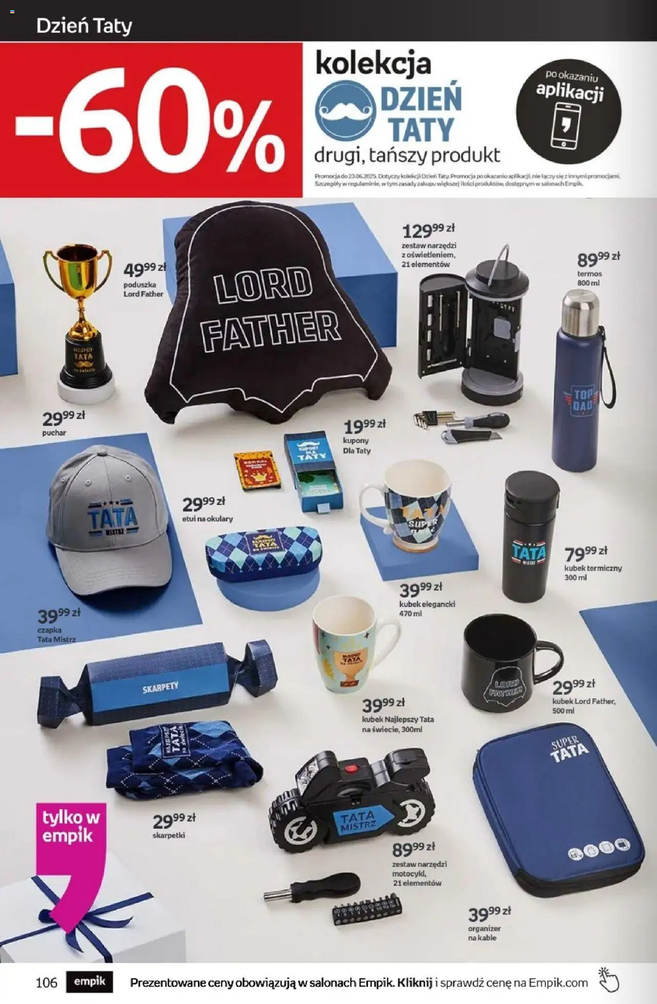 Empik promocje od 18.06.2025 | Strona: 106 | Produkty: Skarpety, Czapka, Okulary, Zestaw narzędzi