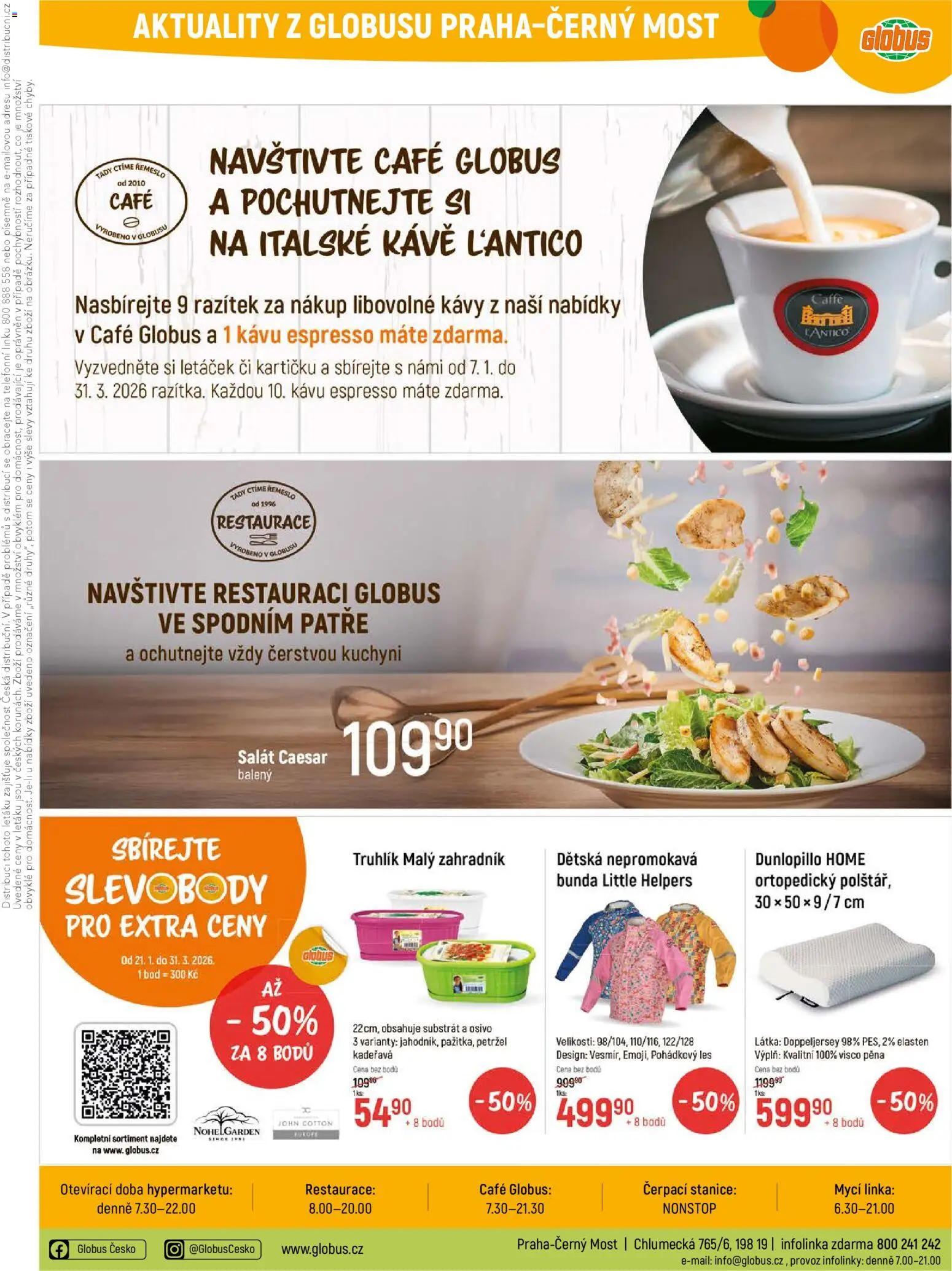 Globus leták - Praha Černý Most od 21.01.2026 | Strana: 30 | Produkty: Bunda, Globus, Salát, Substrát