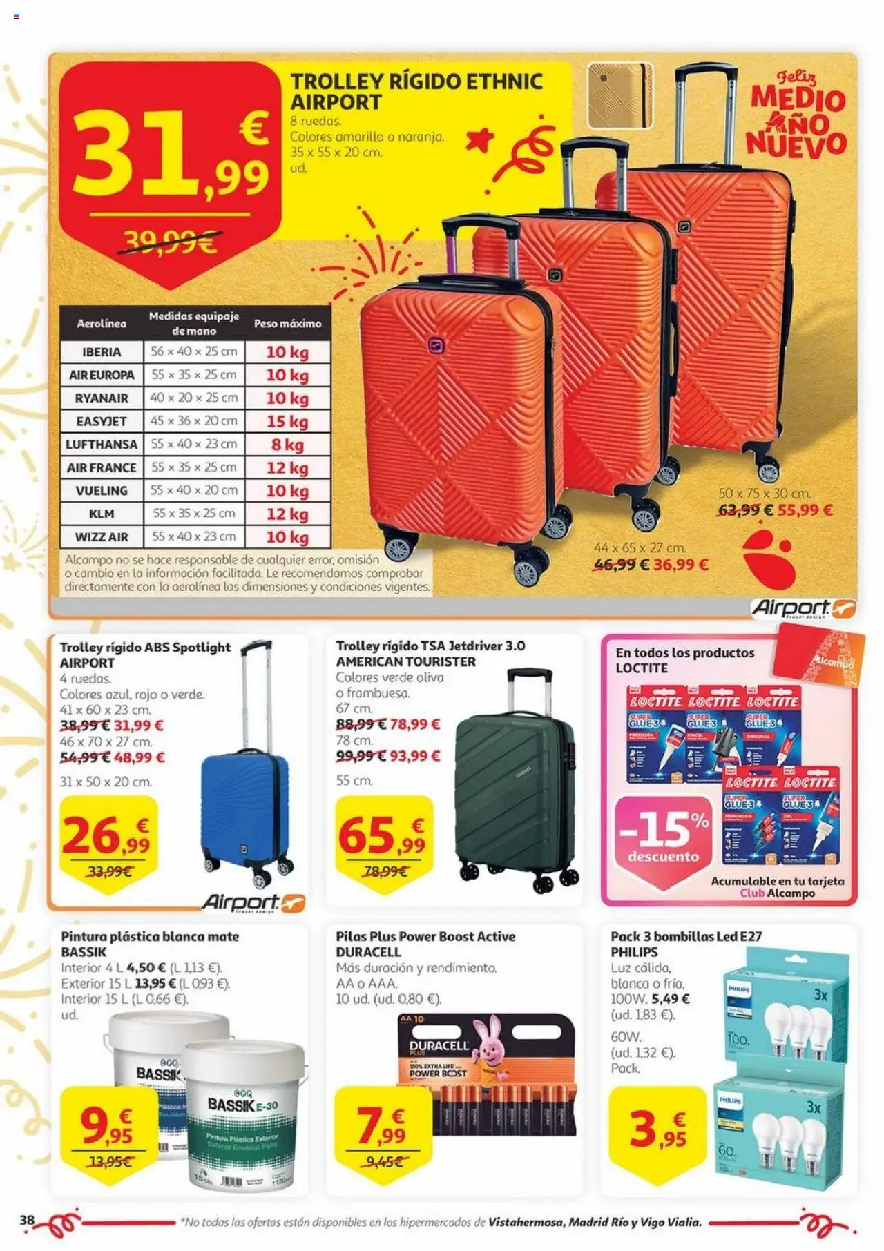 Alcampo - Aniversario │ válido desde el 03.06.2025 | Página: 38 | Productos: Pintura plástica, Peso