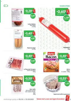Intermarché folder - Voorbeeld van een folder van Intermarché, geldig van 01.10.2025 | Pagina: 3 | Producten: Parmezaan, La, Kaart, Salami